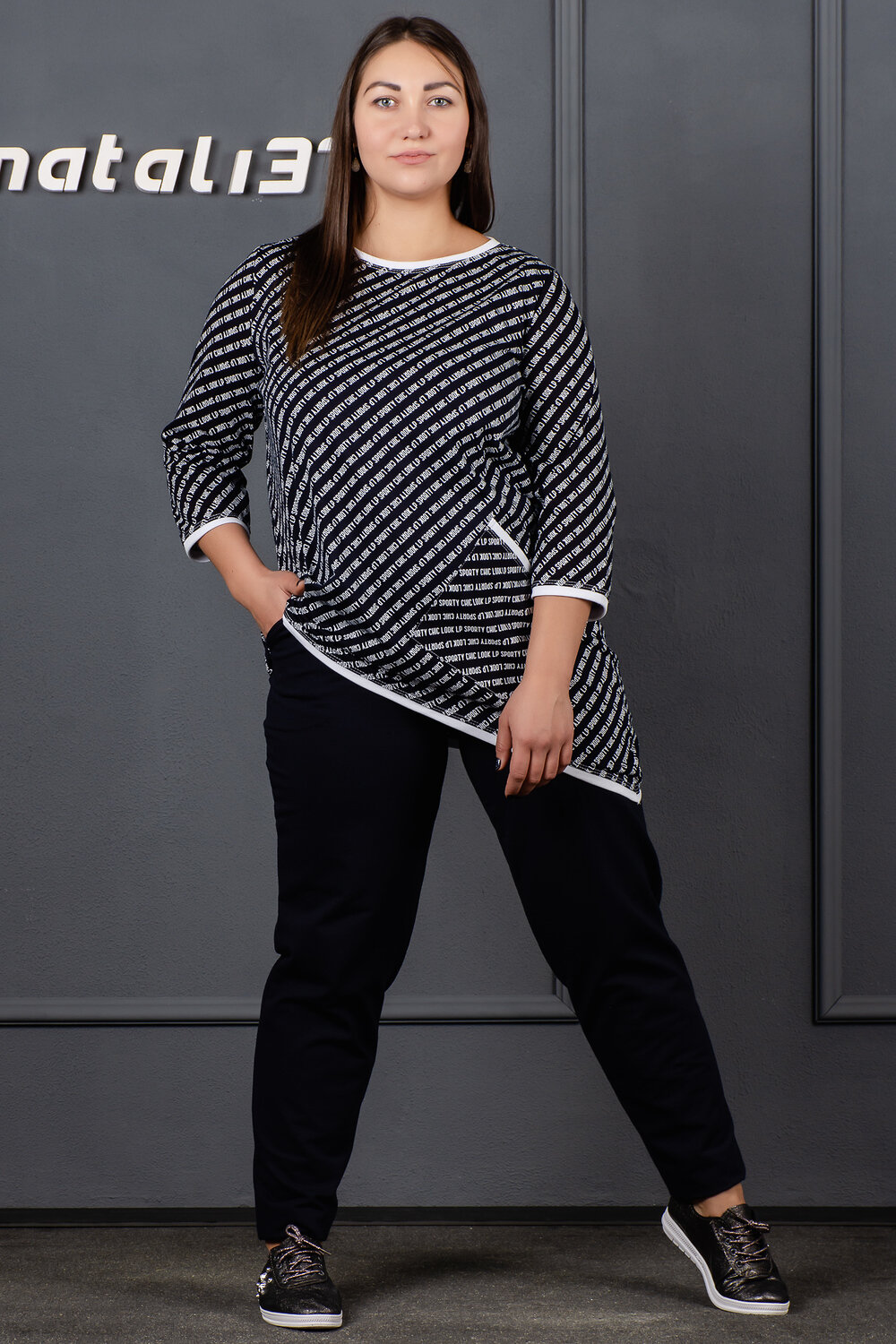 Натали Туника 424644 6335 темно-синий