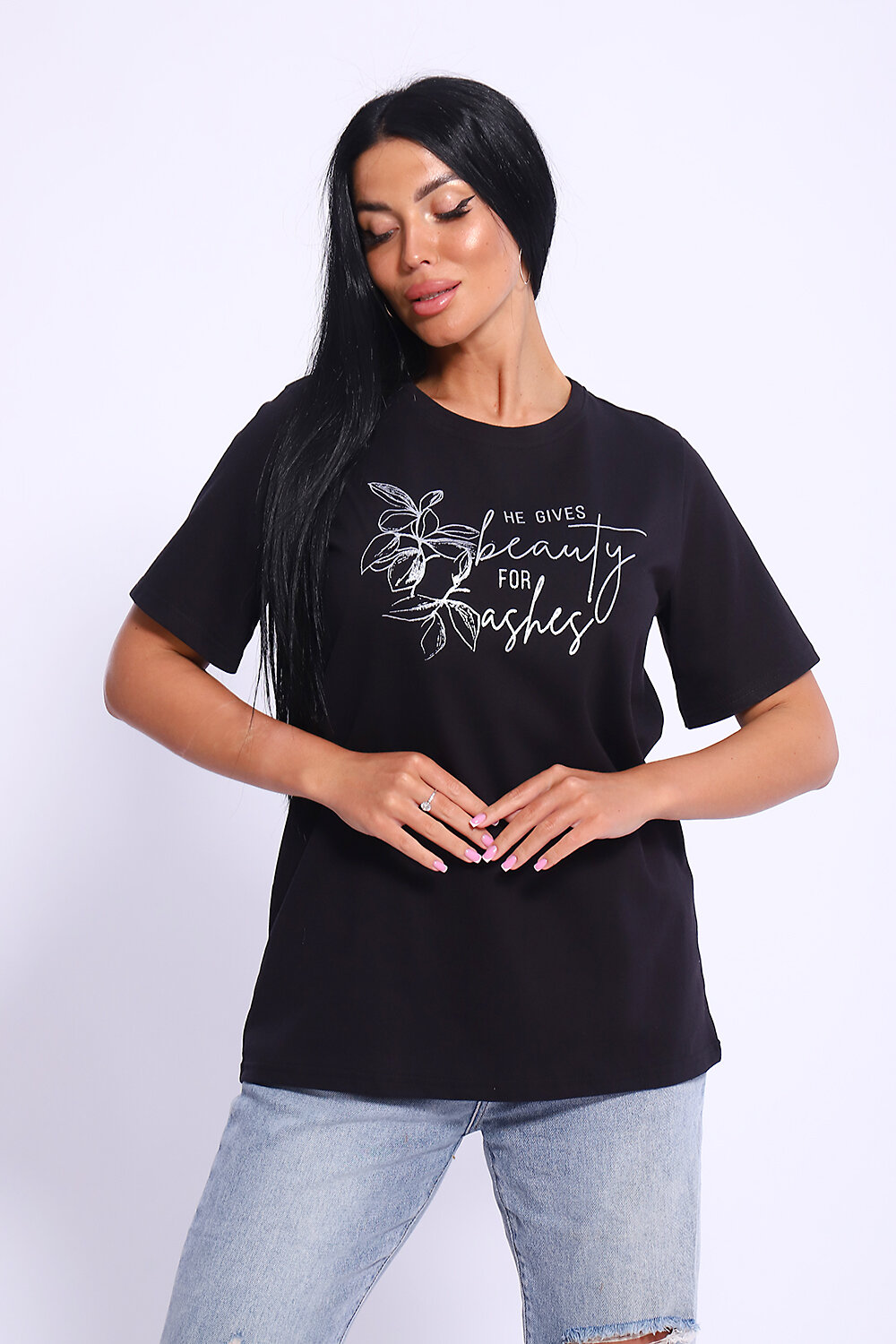 Натали Футболка 425266 80032 черный