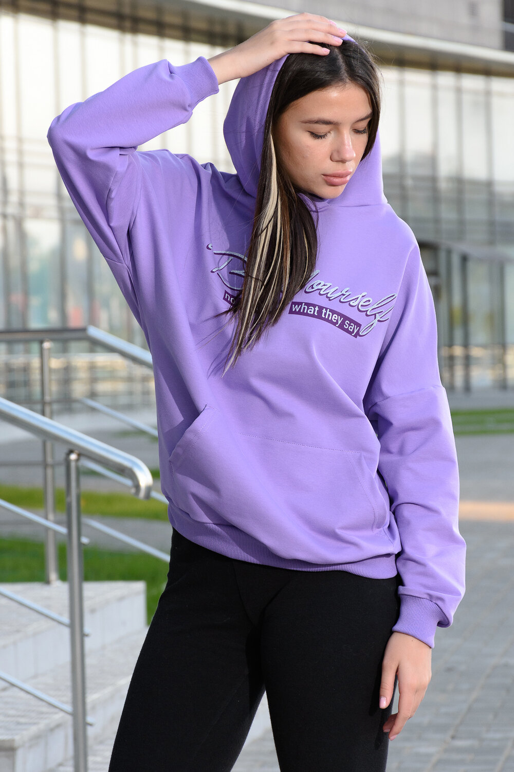 Натали Толстовка 426997 Толстовка Фуксия фиолетовый