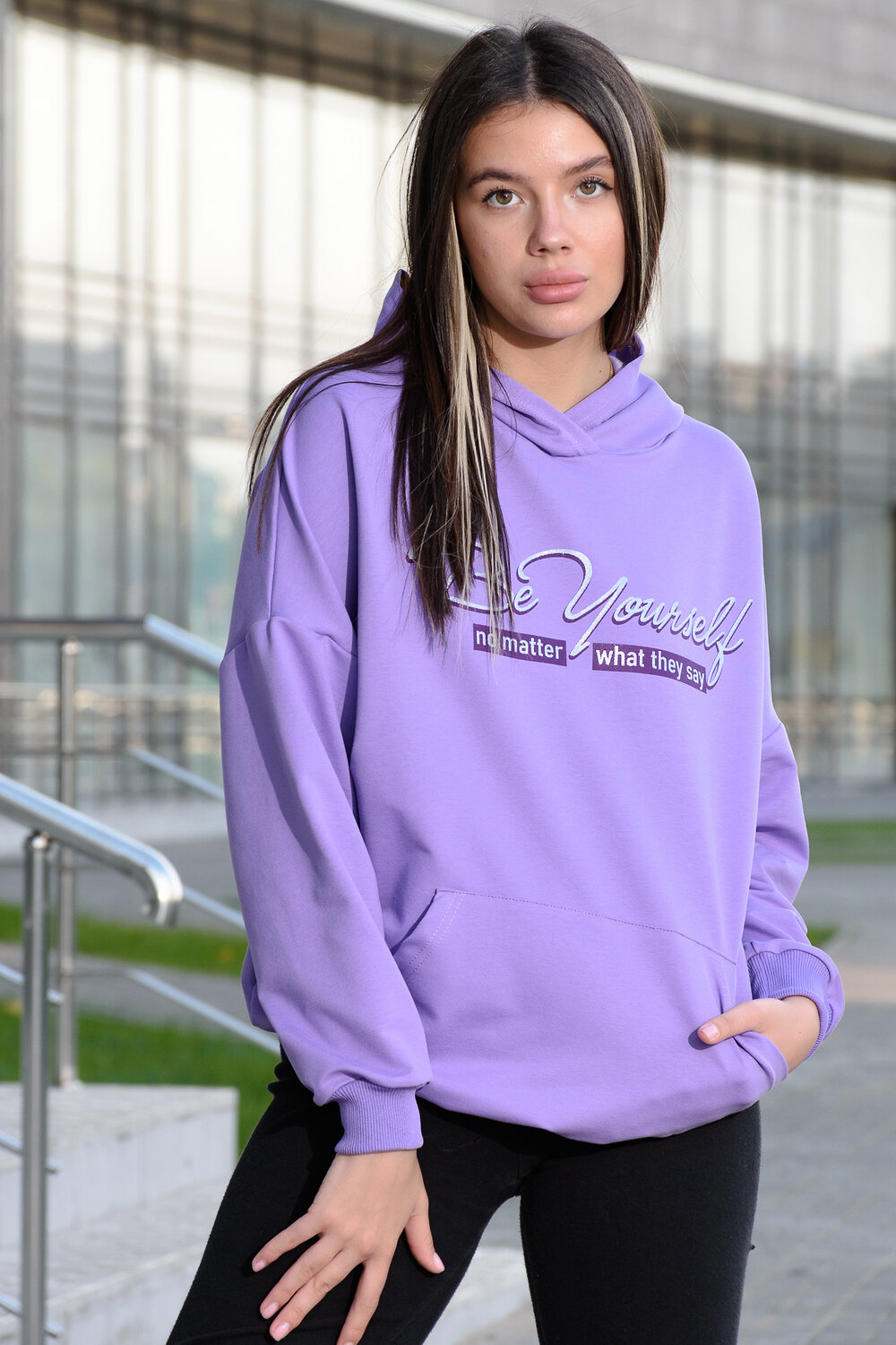 Натали Толстовка 426997 Толстовка Фуксия фиолетовый