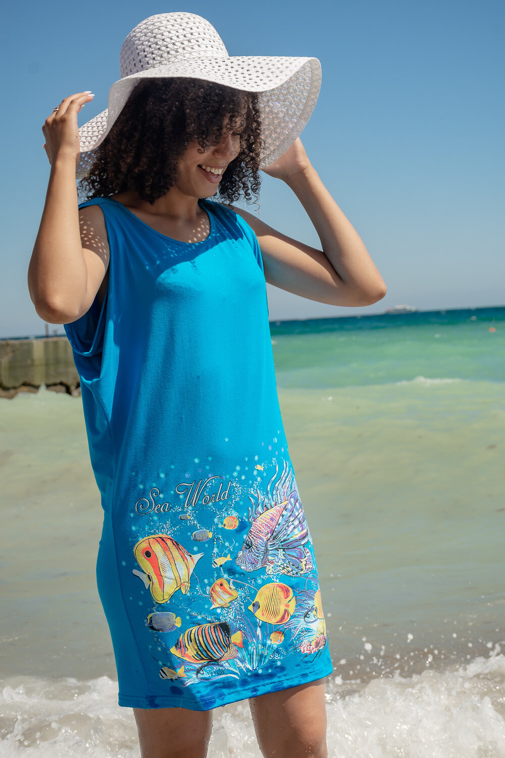 Натали Туника 427319 Туника Ностальгия бирюза