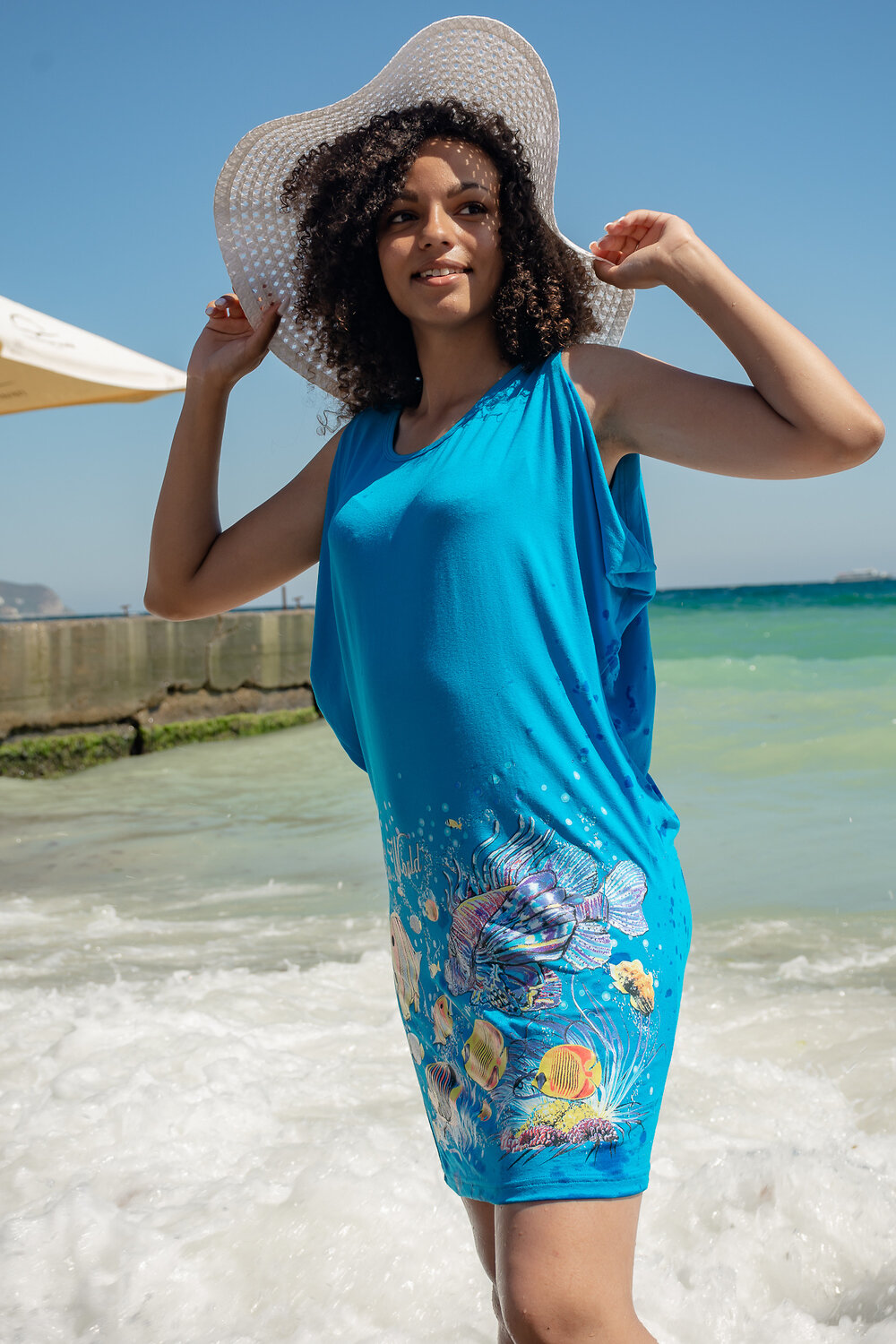 Натали Туника 427319 Туника Ностальгия бирюза