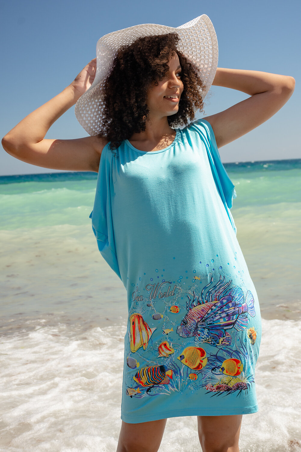 Натали Туника 427320 Туника Ностальгия голубой