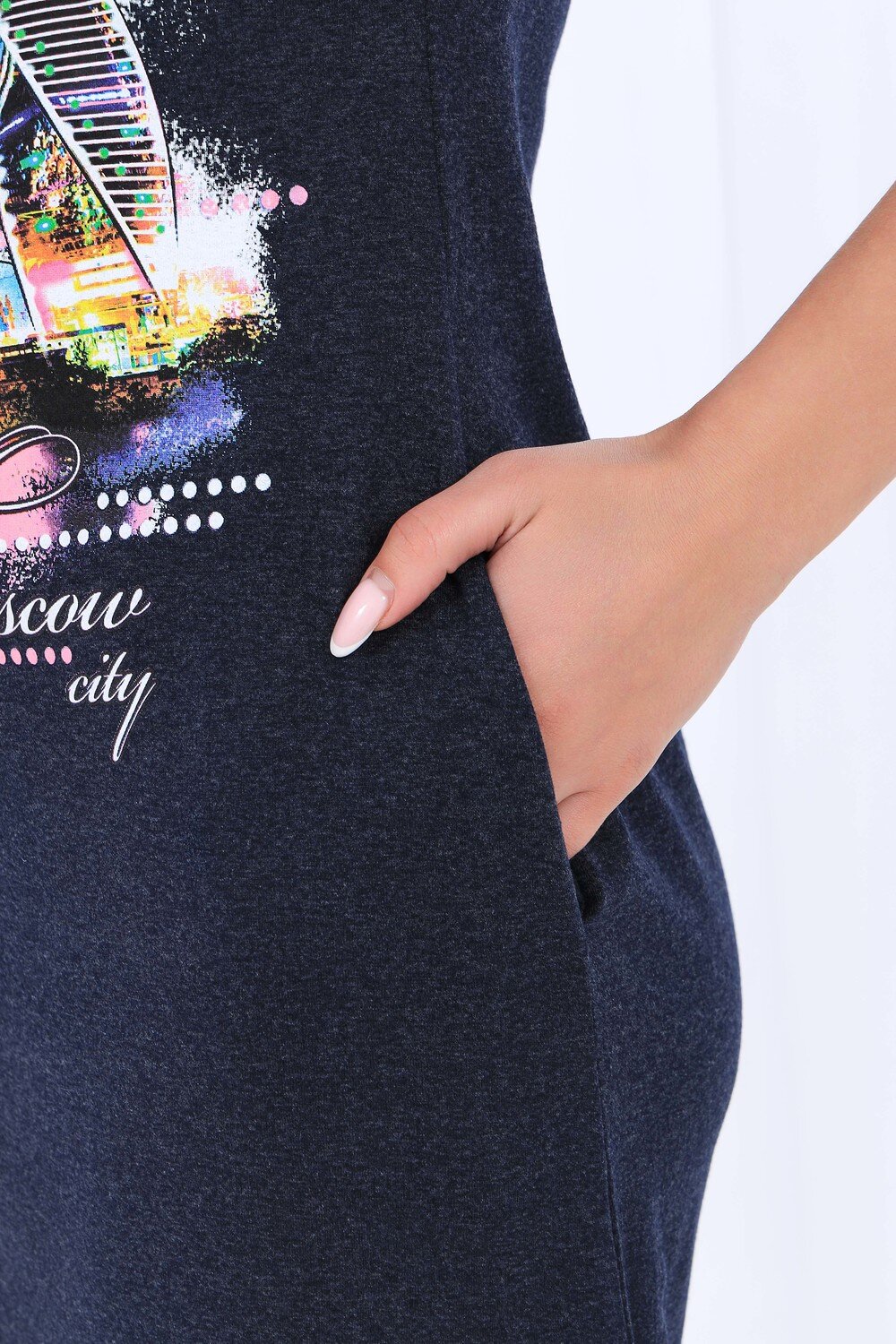 Натали Туника 427330 Туника Москва-Сити антрацит