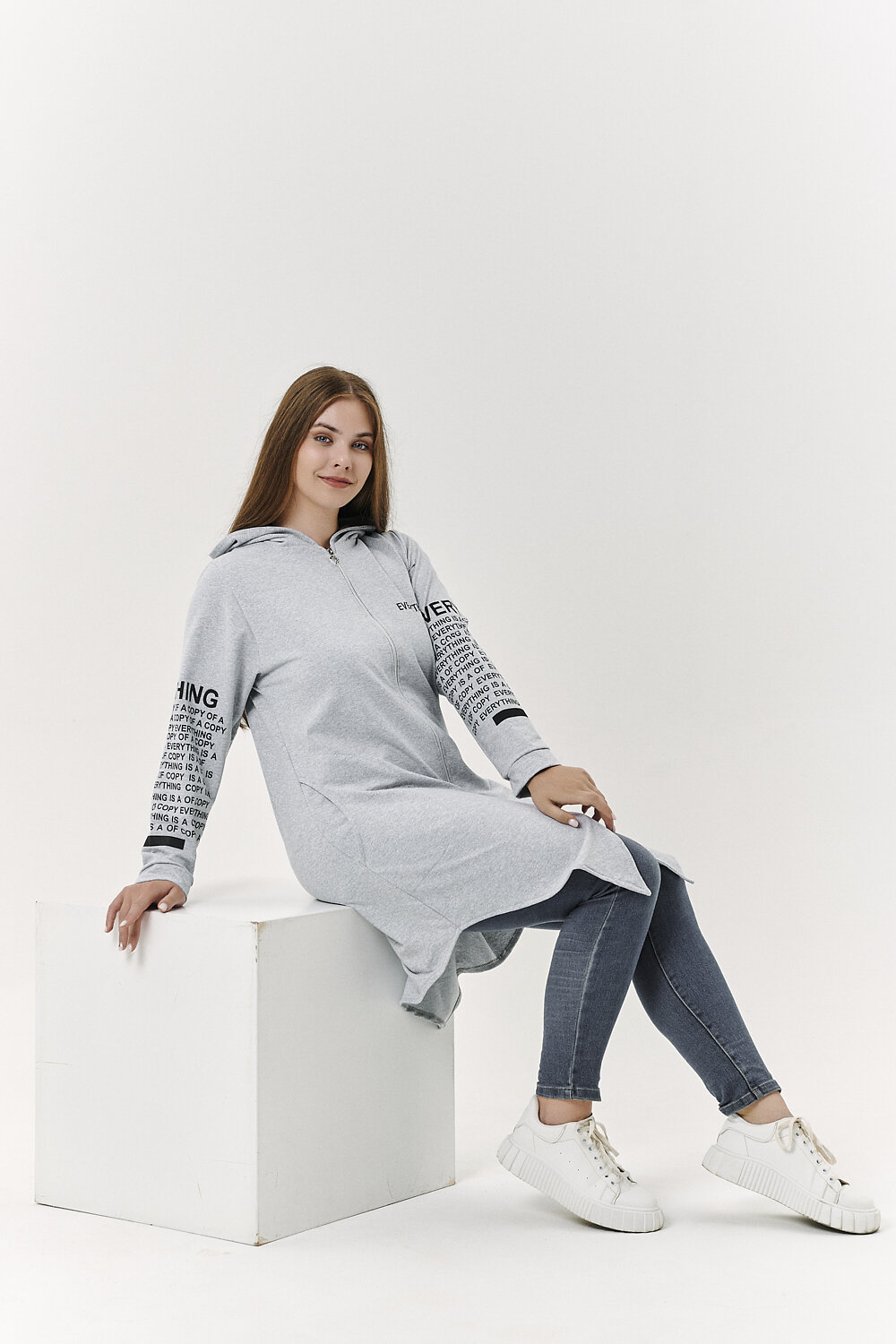 Натали Туника 427361 Туника Фрак серый