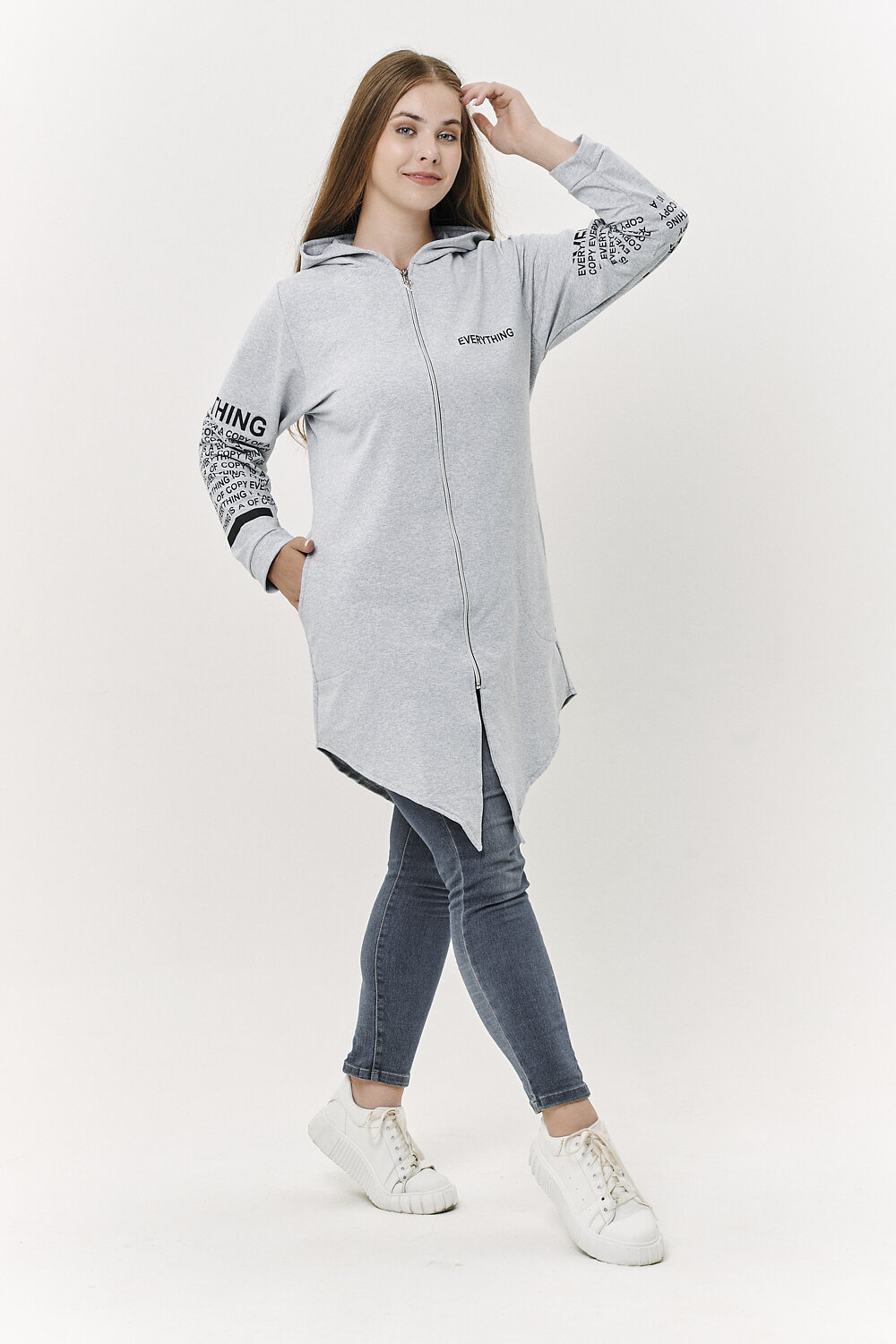 Натали Туника 427361 Туника Фрак серый