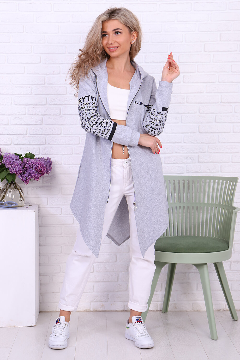 Натали Туника 427361 Туника Фрак серый