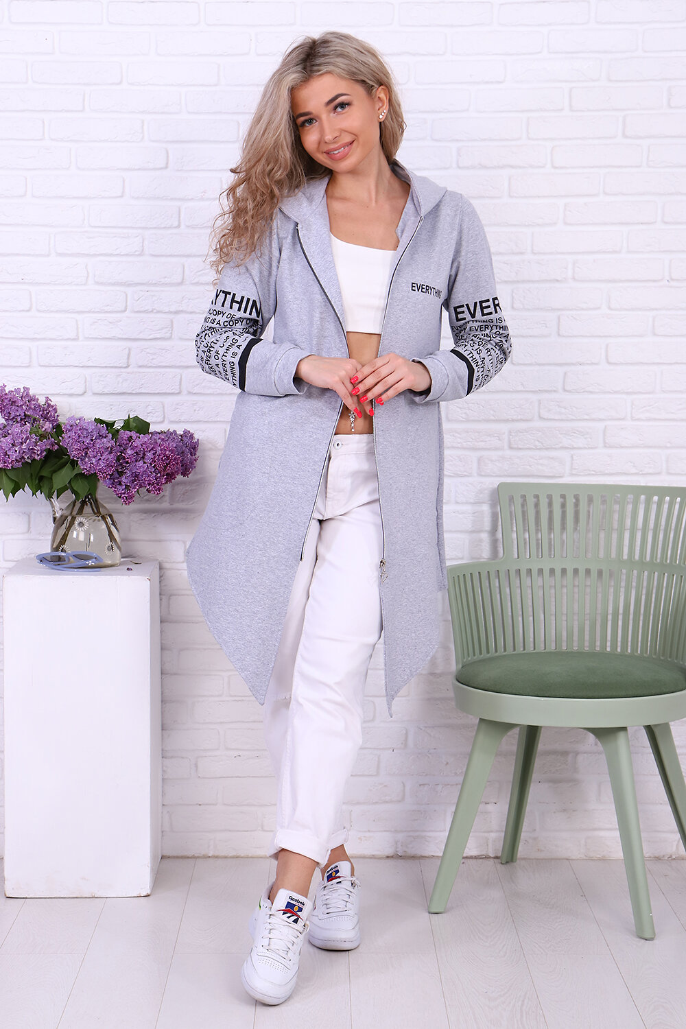 Натали Туника 427361 Туника Фрак серый