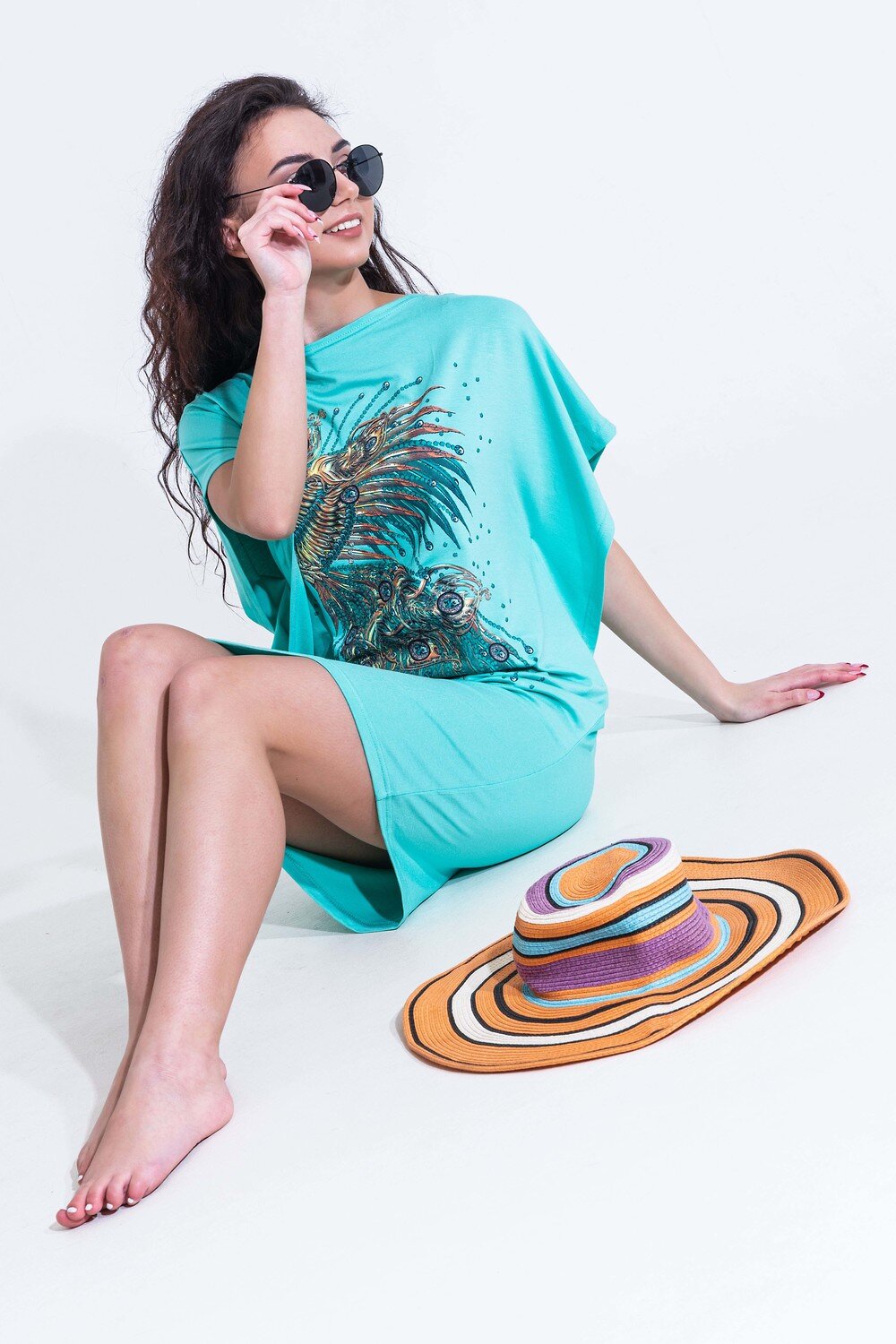 Натали Туника 427363 Туника Королева вискоза ментол