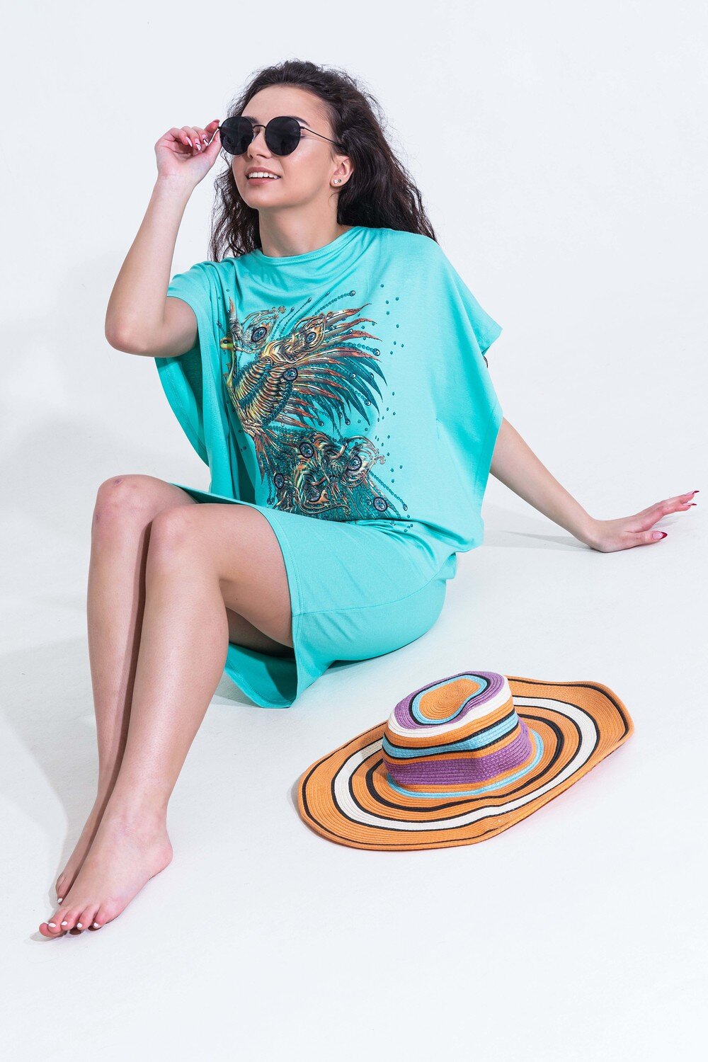 Натали Туника 427363 Туника Королева вискоза ментол