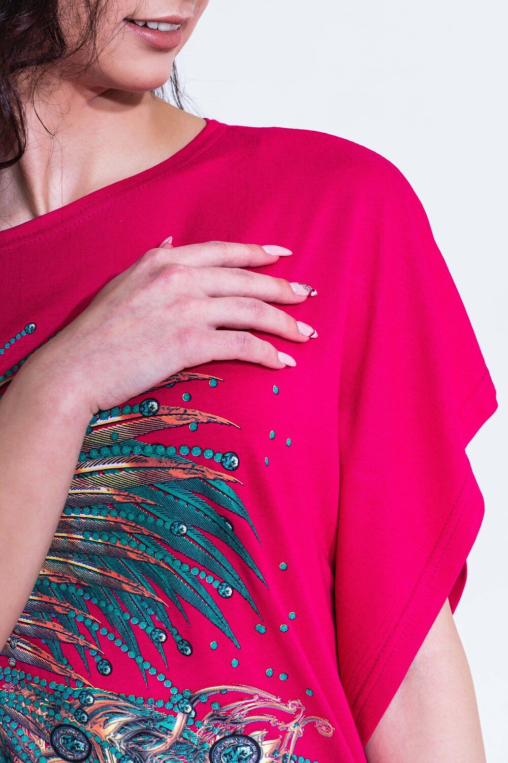 Натали Туника 427365 Туника Королева вискоза малина