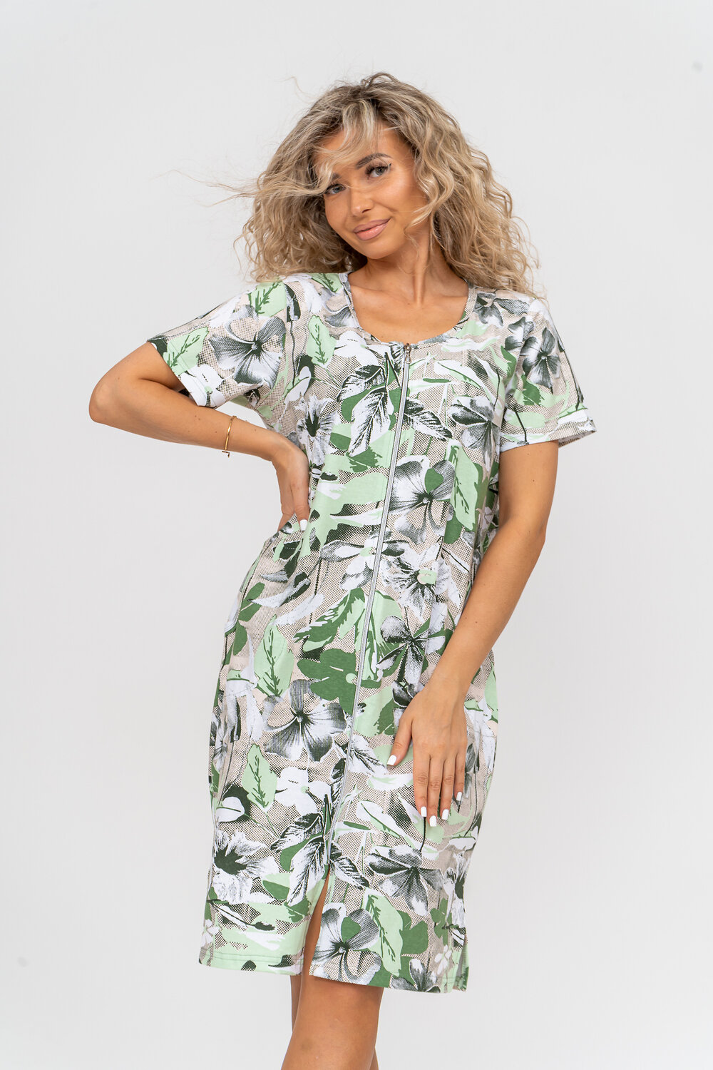 Натали Халат 429278 36770 зеленый