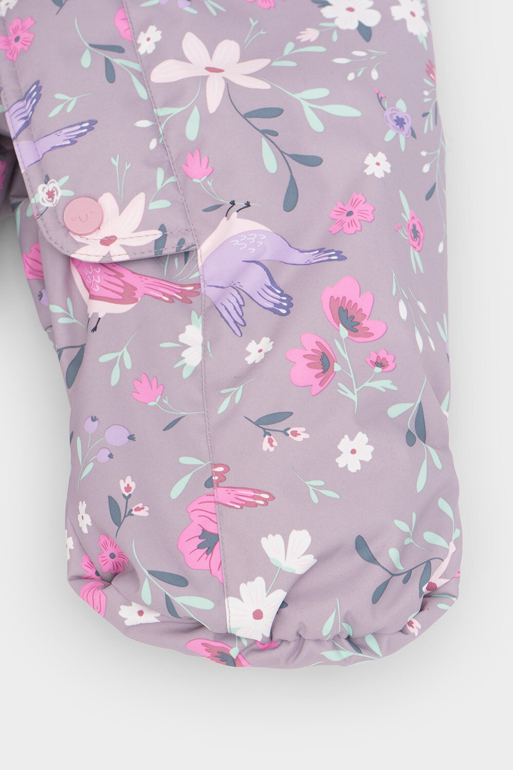 CROCKID Комбинезон 429325 ВК 60085/н/2 ГР серое облако, цветущий сад