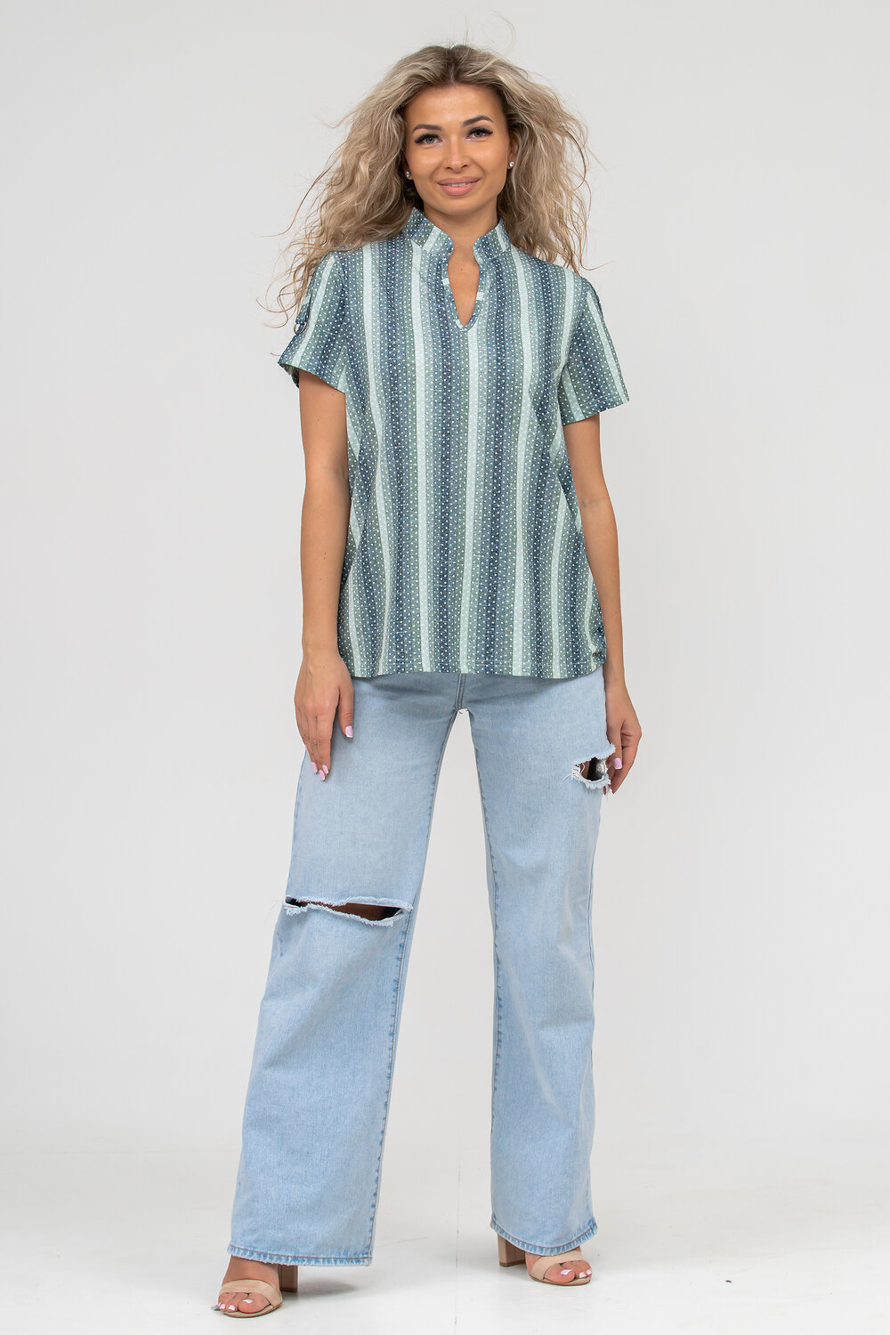 Натали Туника 431797 36511 зеленый