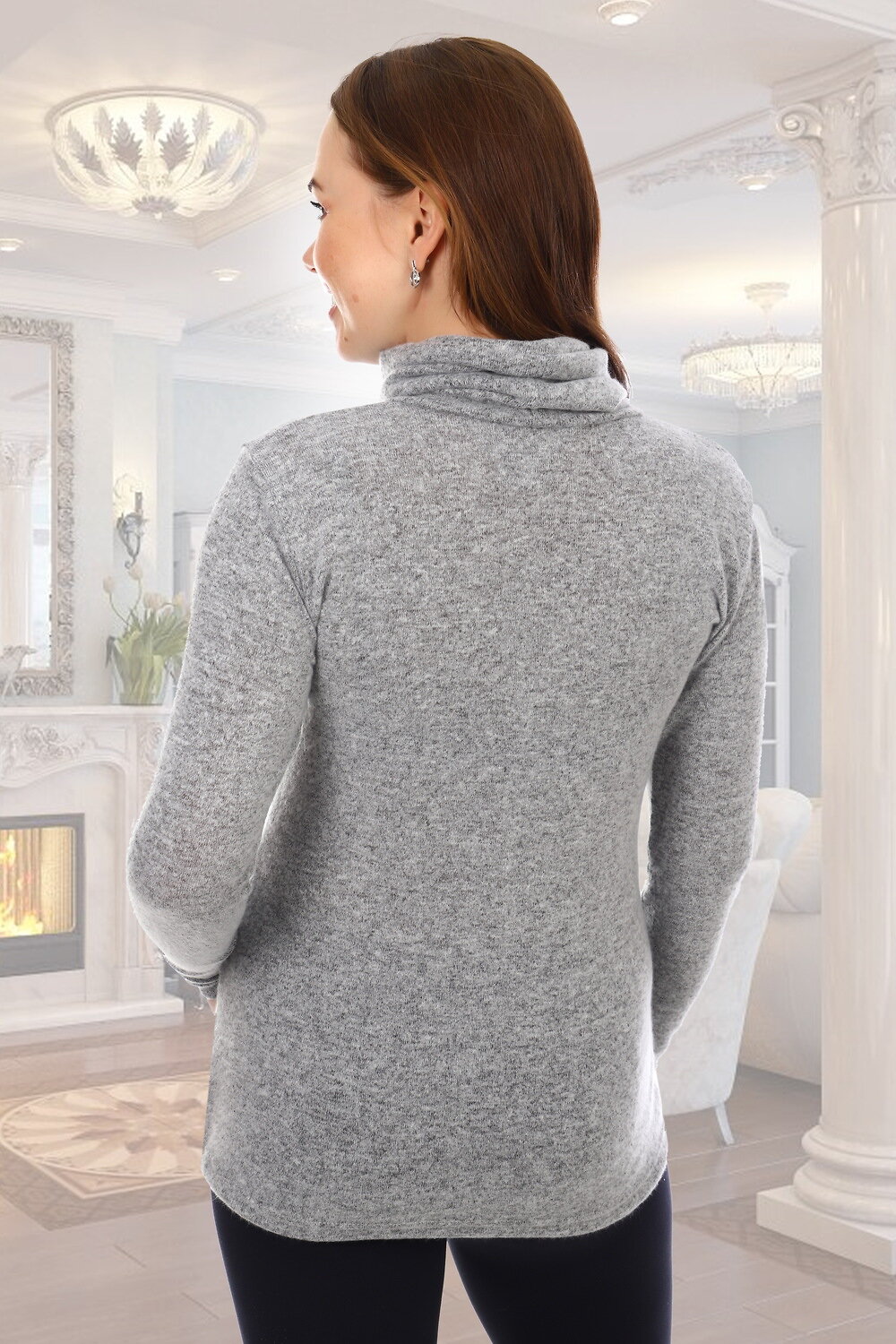 Натали Джемпер 431965 Джемпер Брюссель светло-серый