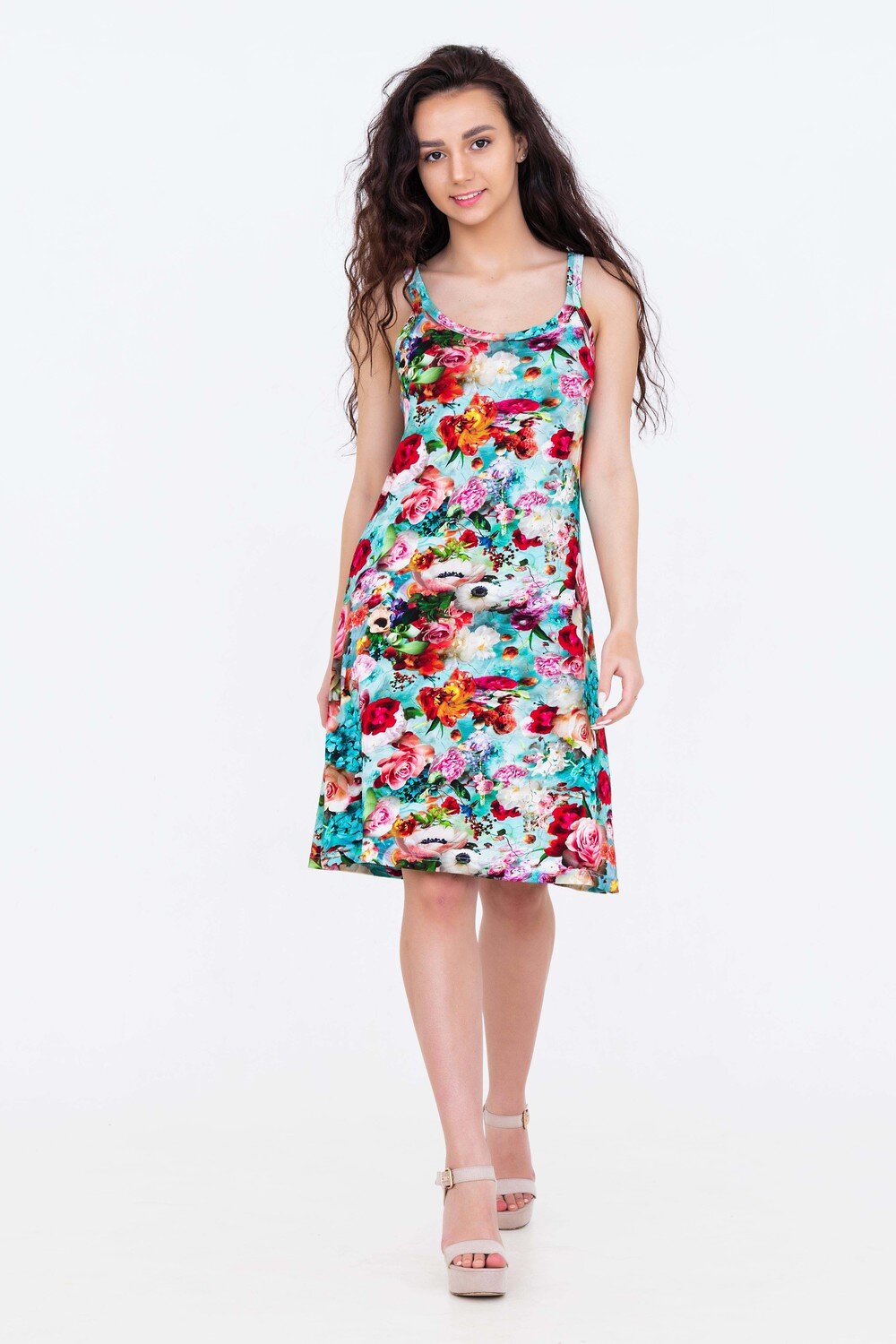 Натали Сарафан 434311 21542 цветы