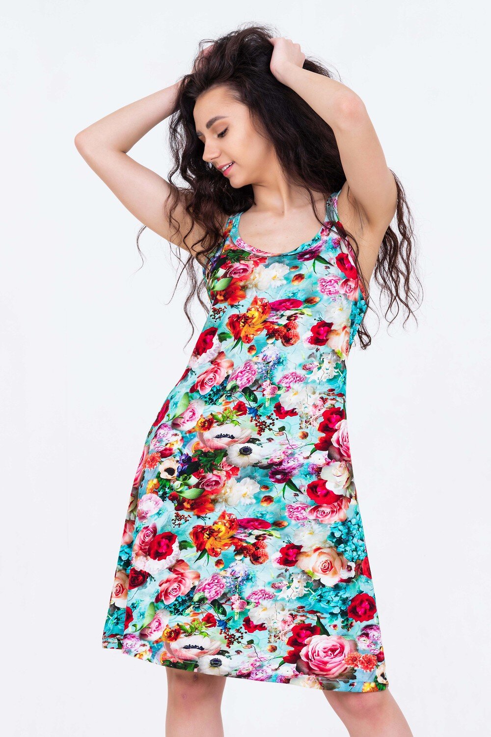 Натали Сарафан 434311 21542 цветы