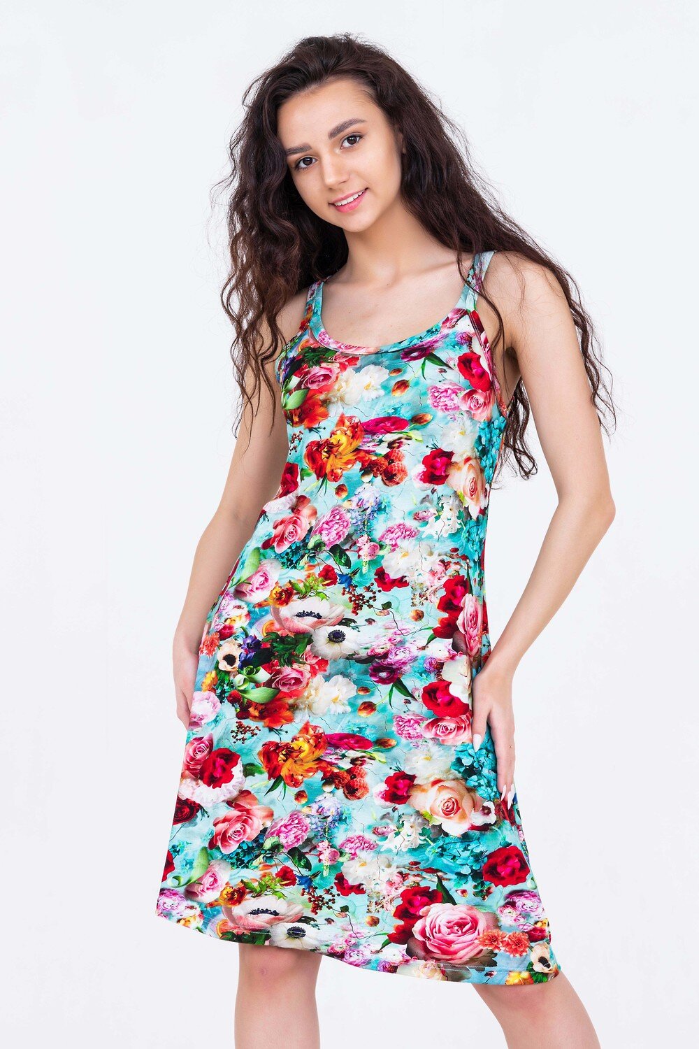 Натали Сарафан 434311 21542 цветы