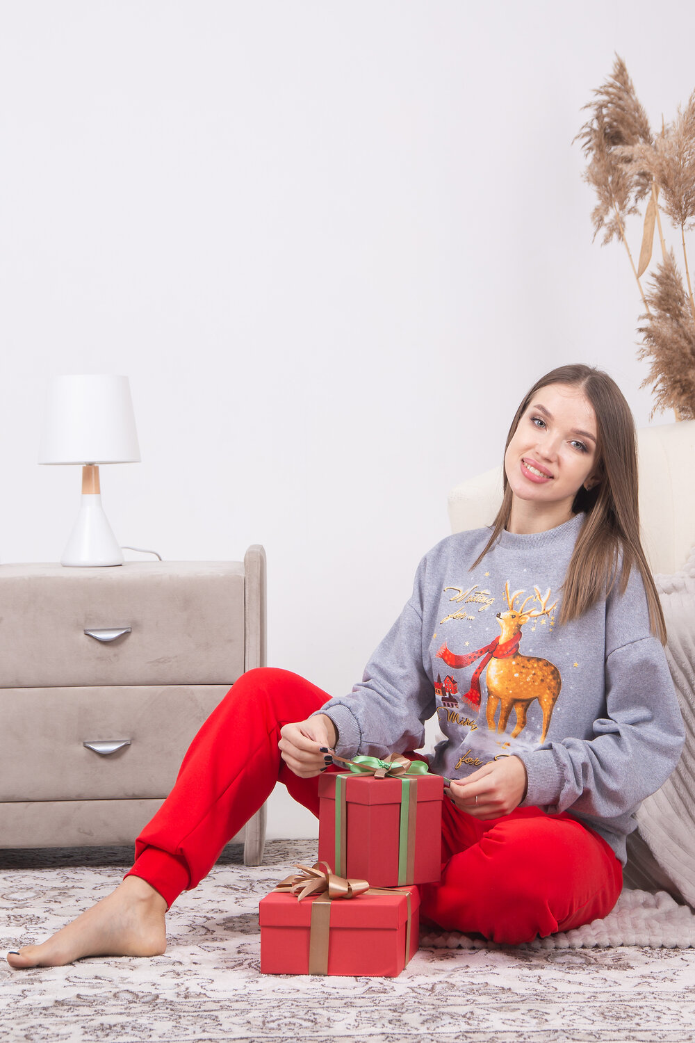 Натали Костюм 434922 Костюм Рождество красный