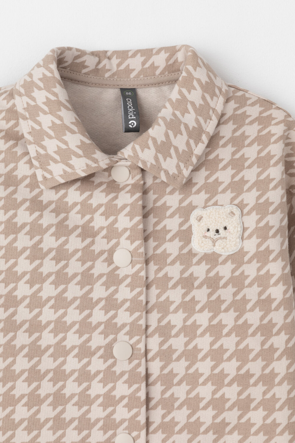 CROCKID Жакет 447244 КР 302557 бежевый, гусиная лапка