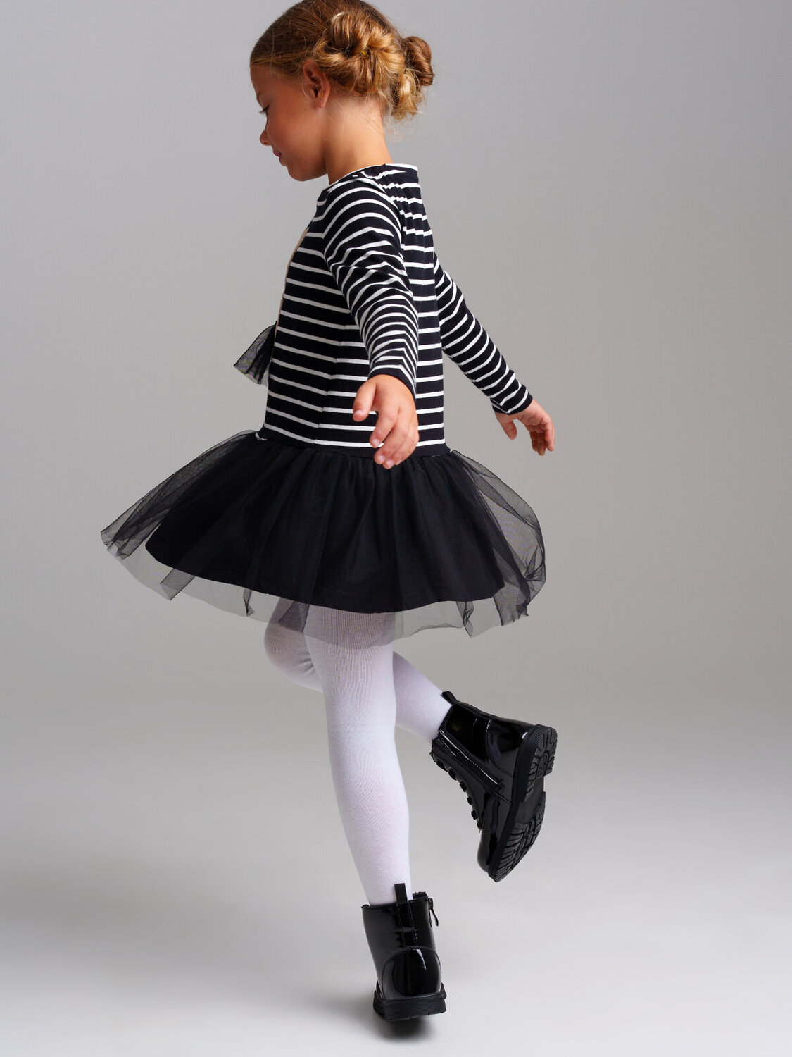 PLAYTODAY Платье 455957 32422158 черный,белый