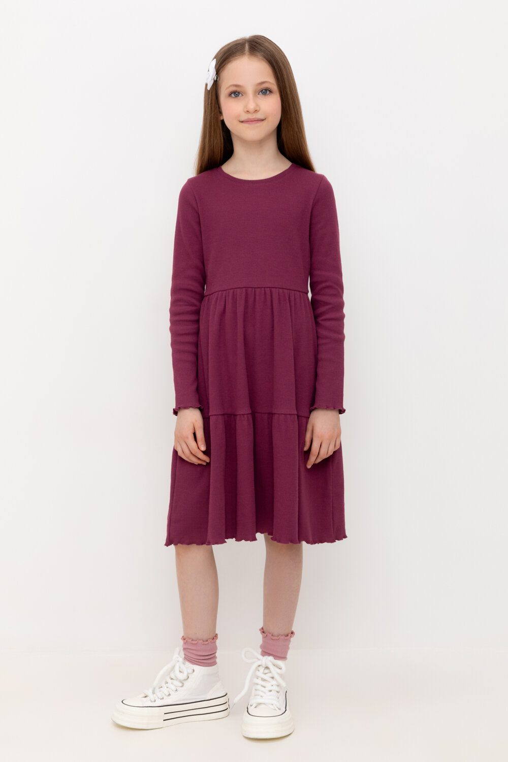 CROCKID Платье 459414 КР 5820 насыщенная клюква