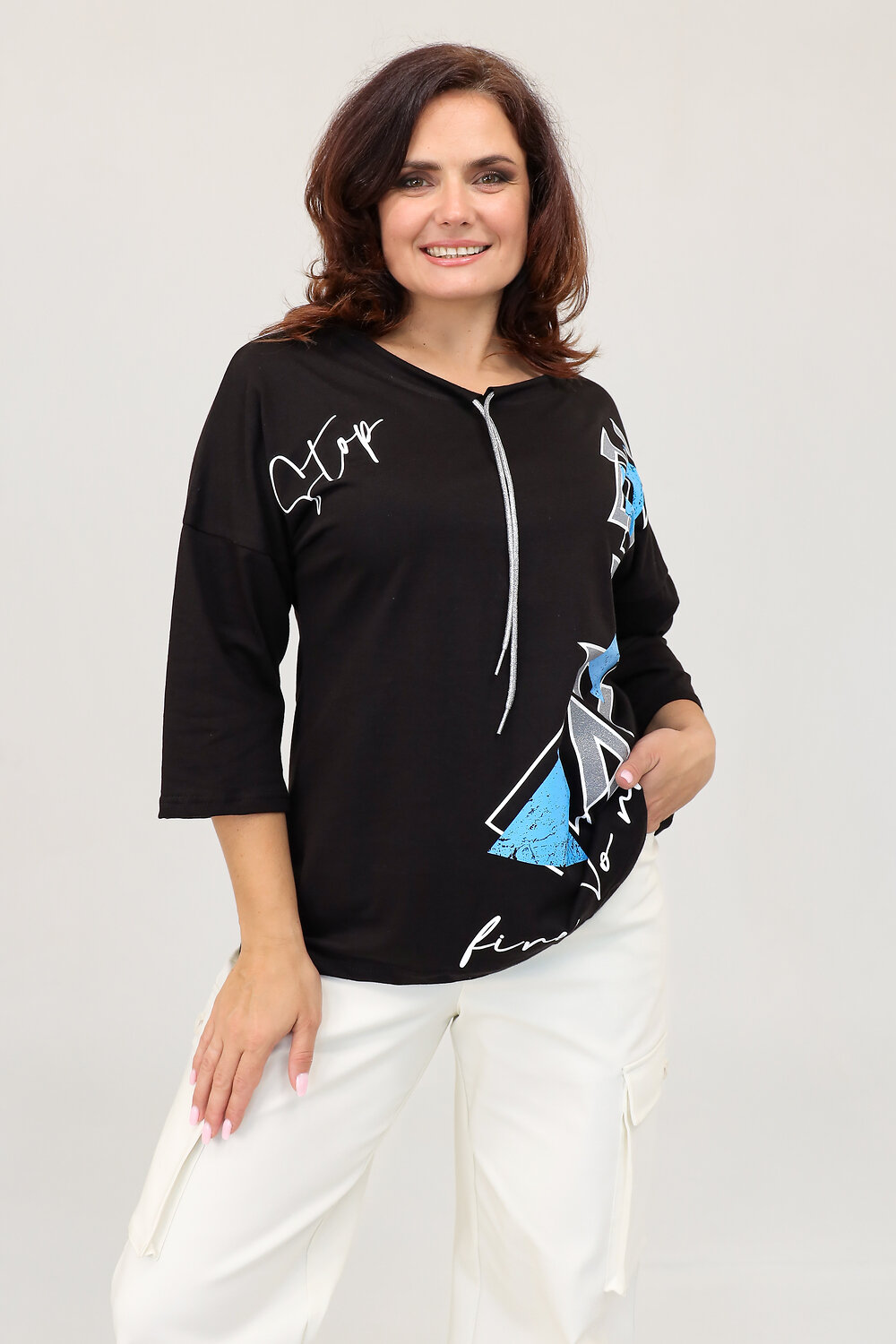 Натали Лонгслив 461582 50561 черный