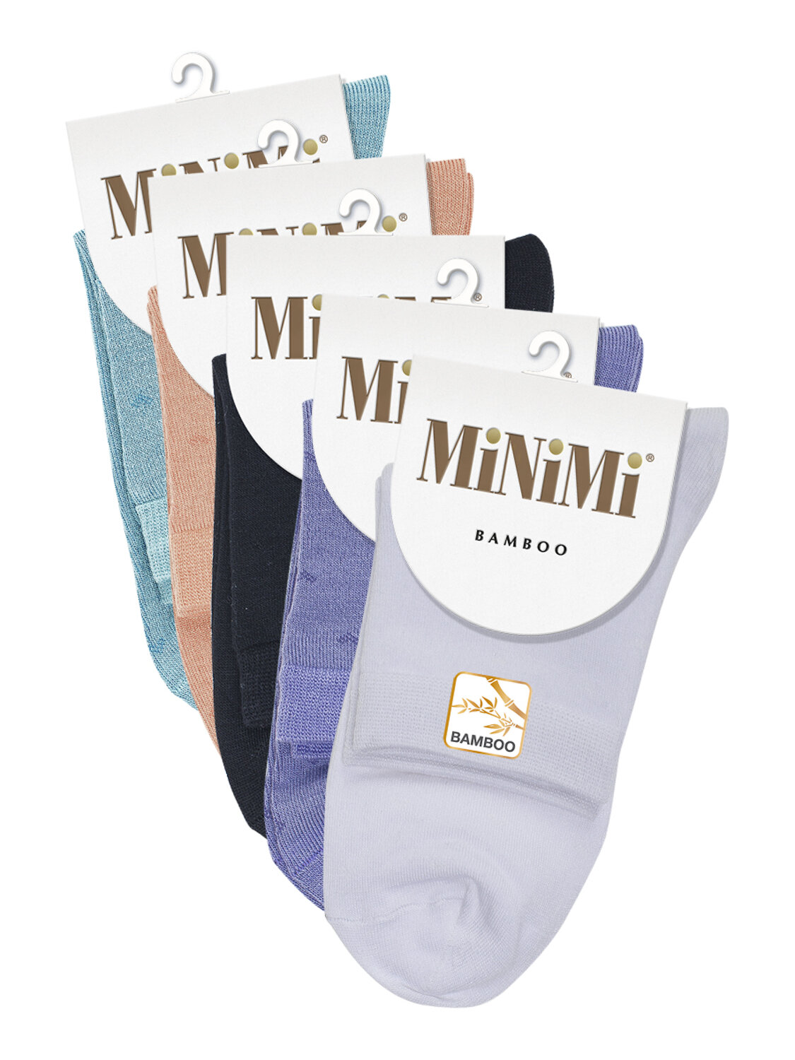 Minimi Носки 462062 MINI BAMBOO 2202 Turchese (Голубой)