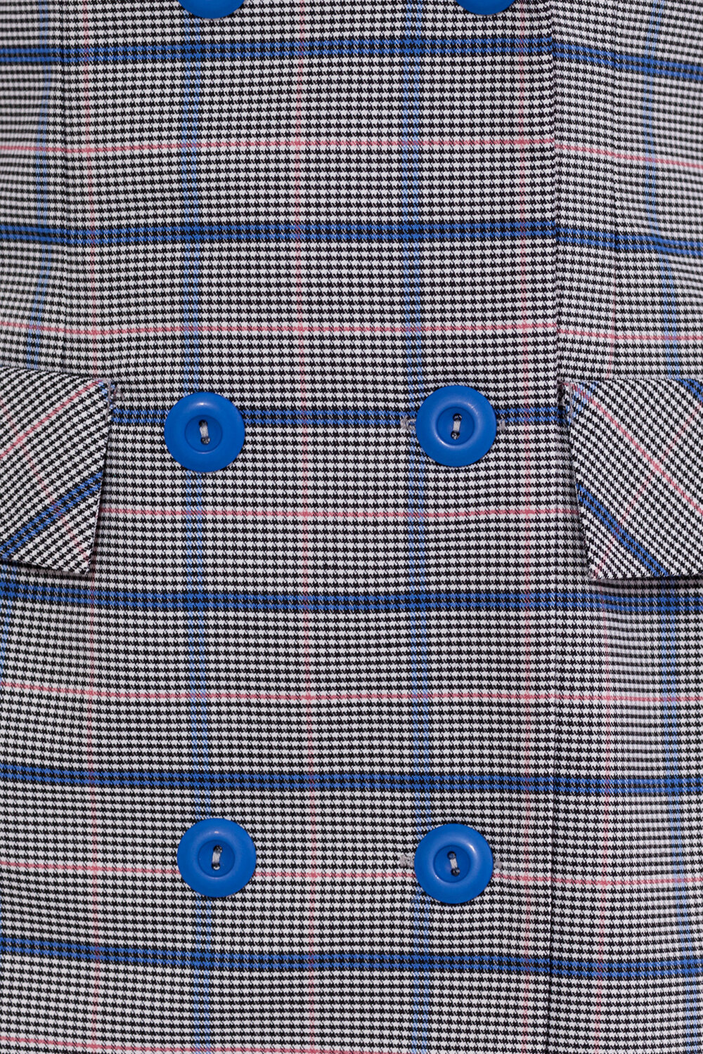 VISERDI Платье 75960 10047-мкл 419950 Серый/сине-розовая клетка