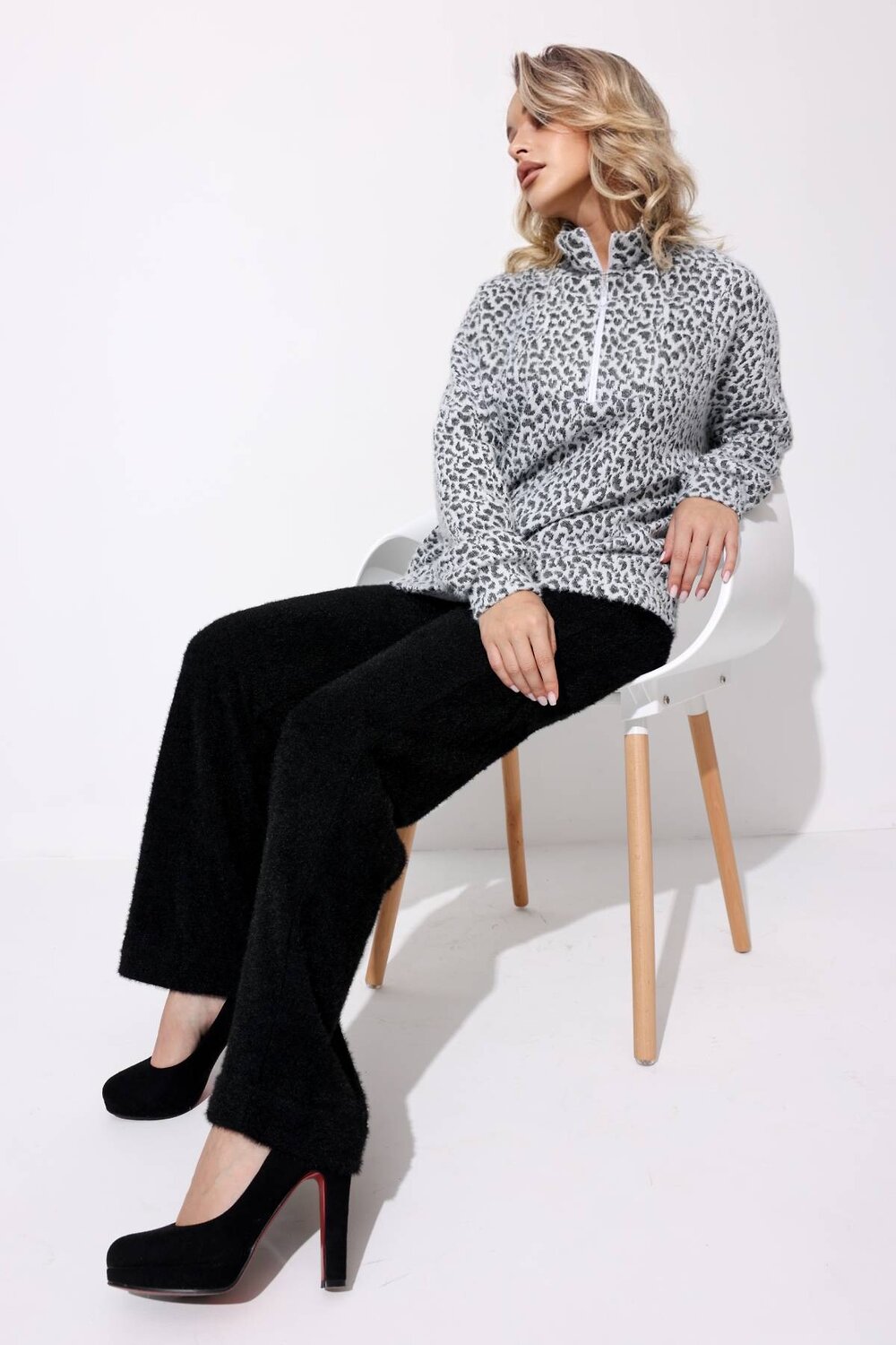 RISE Блузка 469704 4343/02 Серый