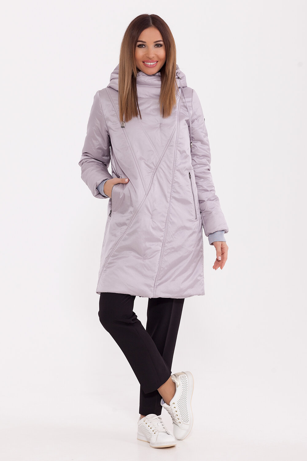 DIMMA Пальто 77273 2000 Серо-сиреневый
