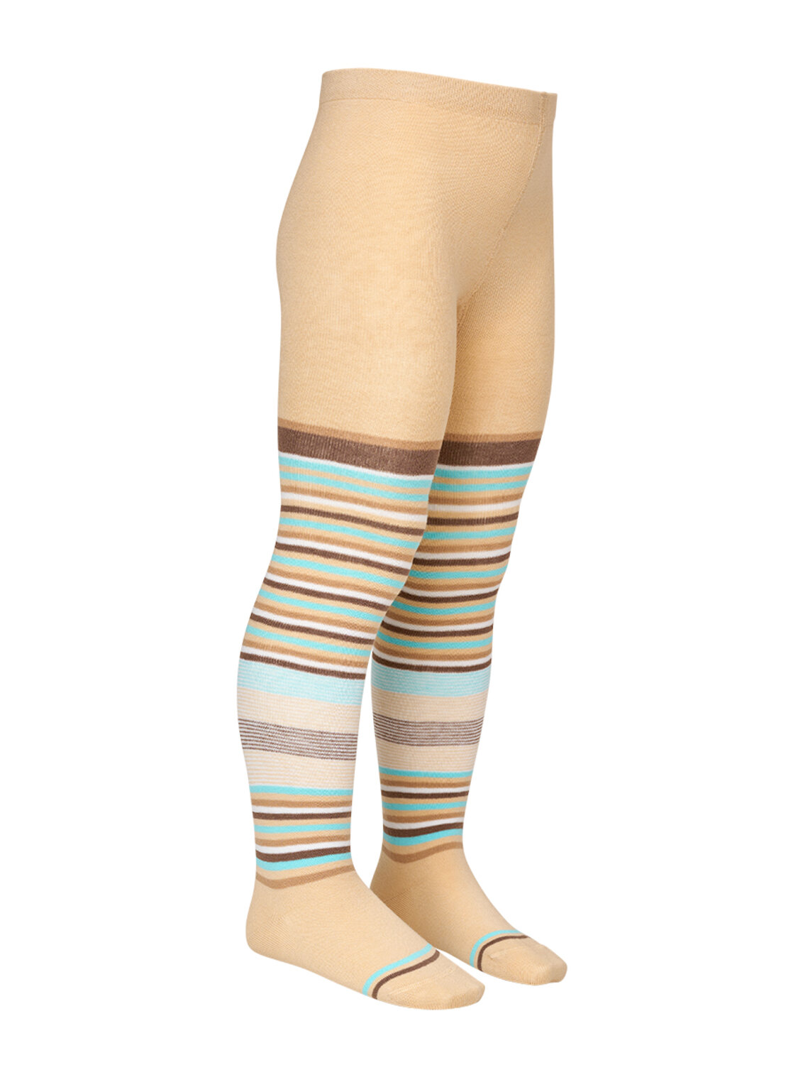 Omsa Колготки 476360 OMSA <b>kids</b> Collant 11P11-3 в полоску Beige (Бежевый) .