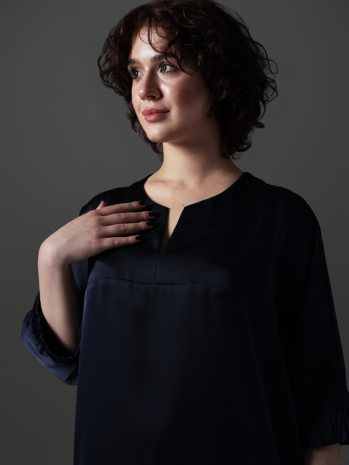 DIMMA Блузка 478028 2519 Темно-синий