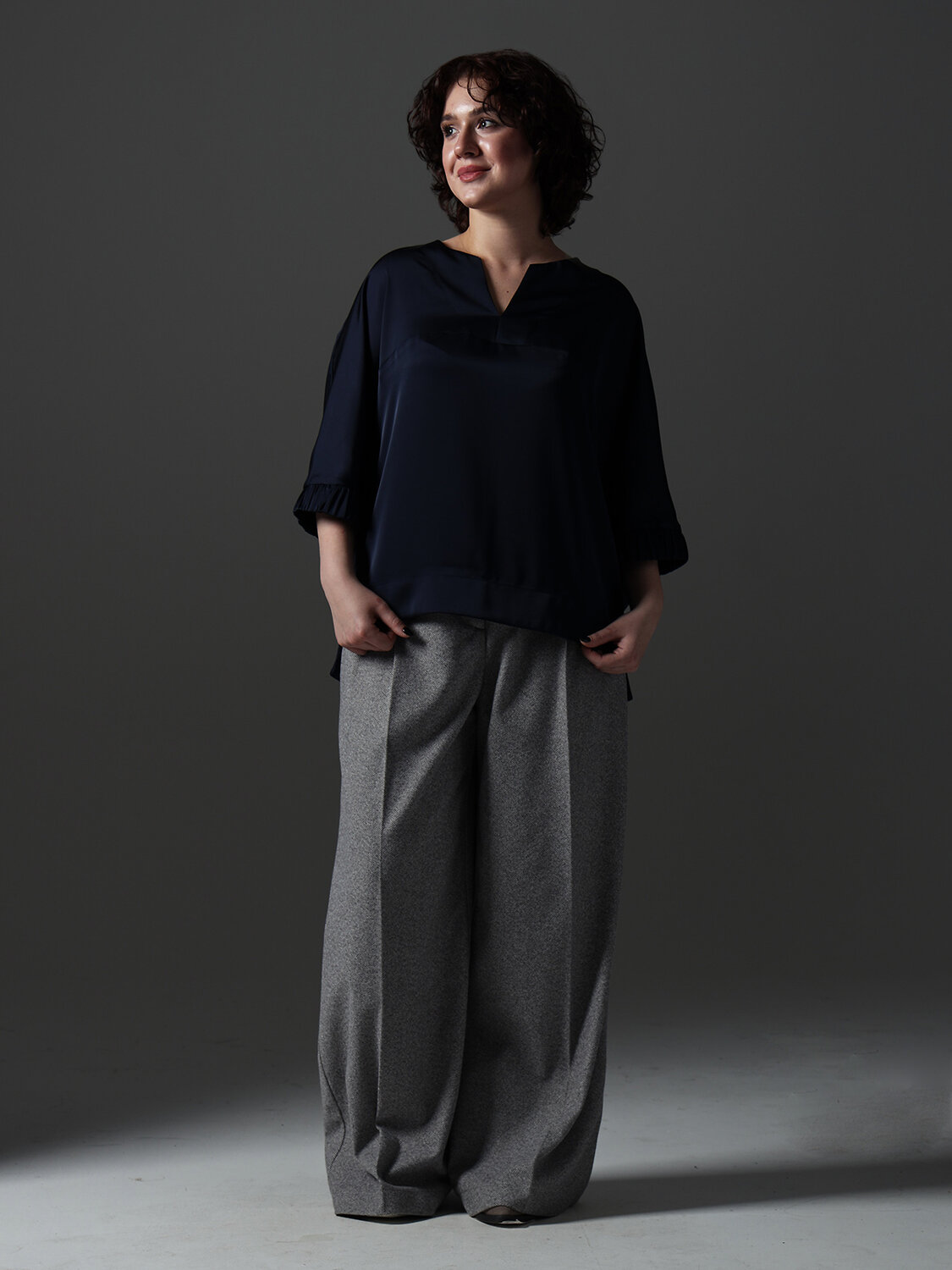 DIMMA Блузка 478028 2519 Темно-синий