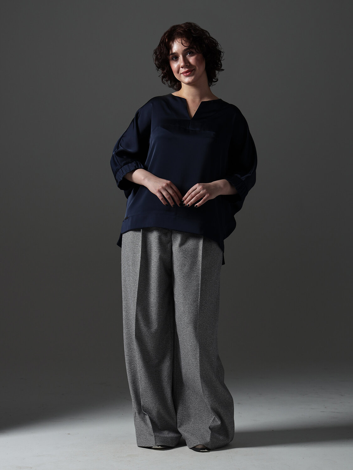 DIMMA Блузка 478028 2519 Темно-синий