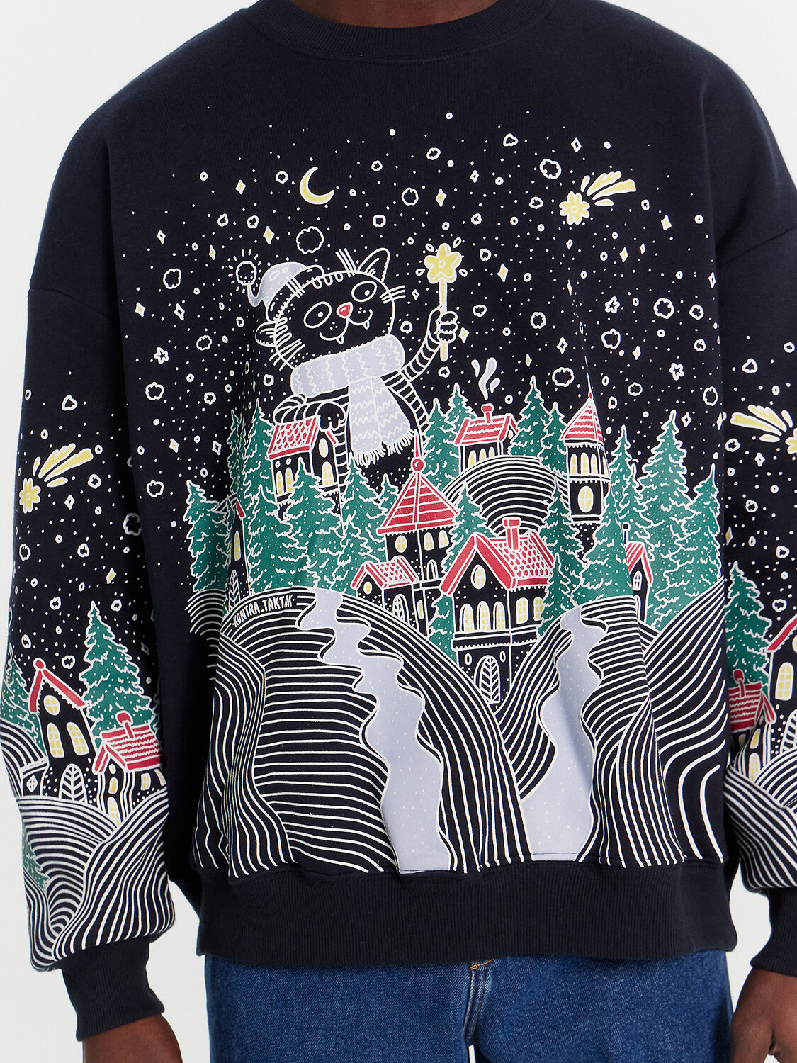 MARK FORMELLE Свитшот 480556 121866/1 неви +печать