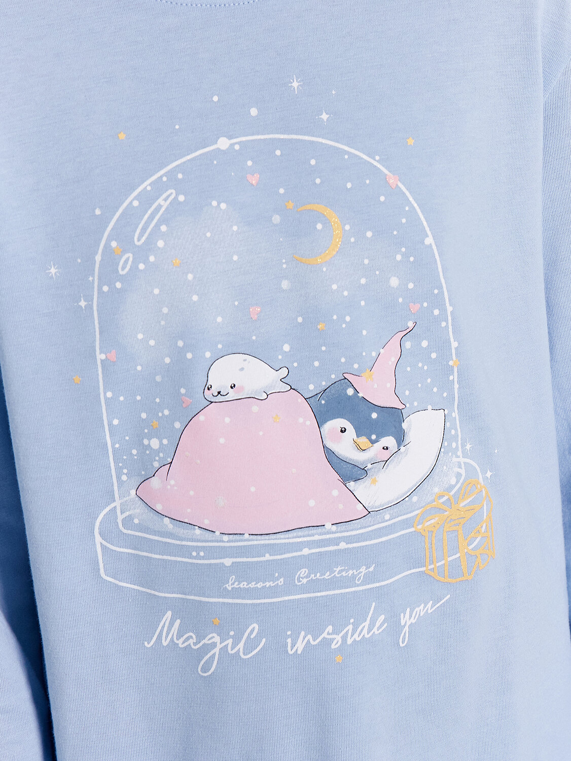 MARK FORMELLE Комплект 481216 567740 голубой +пингвины на голубом