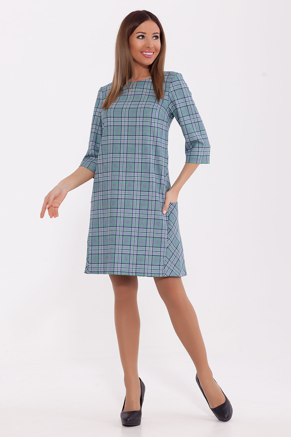 VISERDI Платье 78853 10055-зкл 419800 Сине-зеленый
