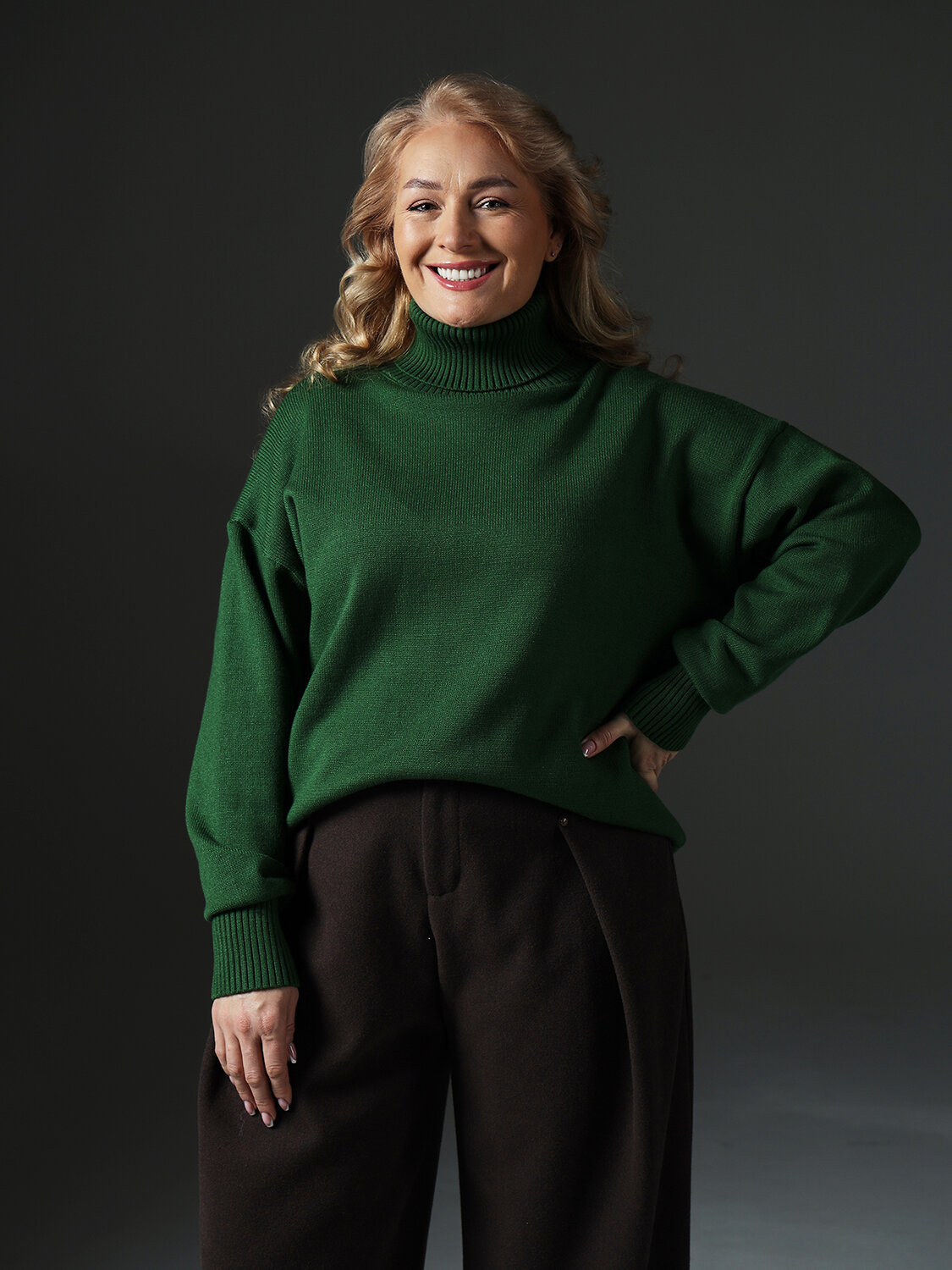 DIMMA Свитер 492671 2549 Темно-зеленый