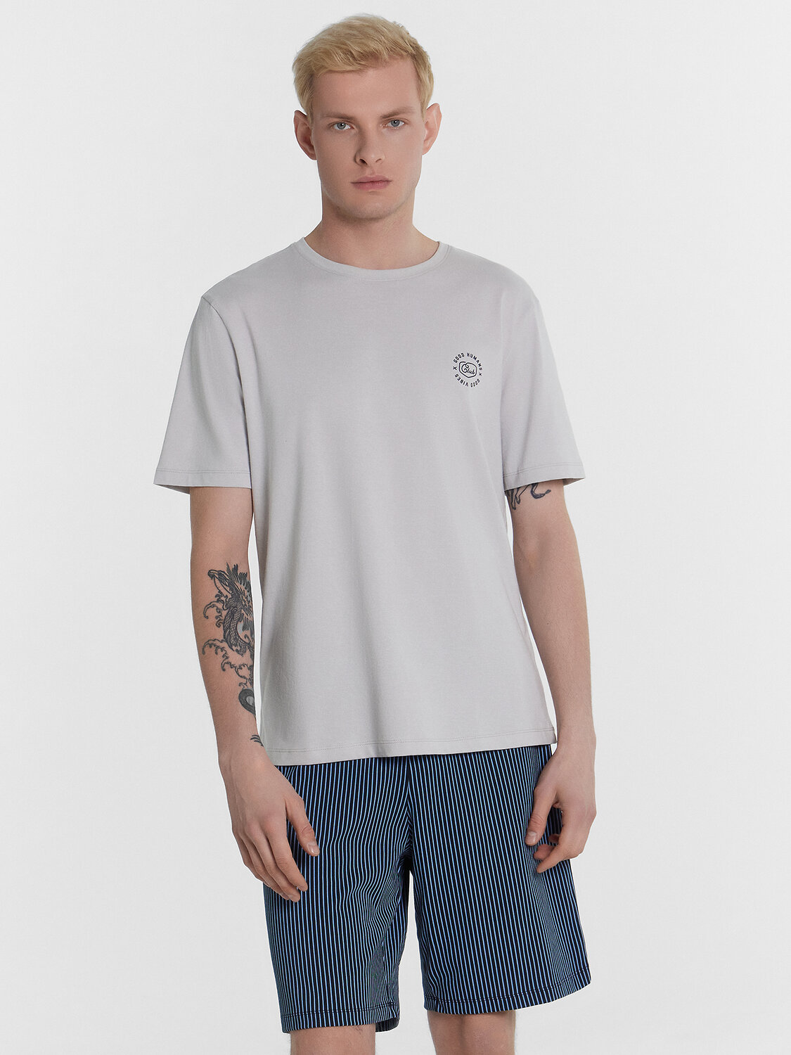 MARK FORMELLE Комплект 496117 591044 серый камень +тонкая голубая полоска