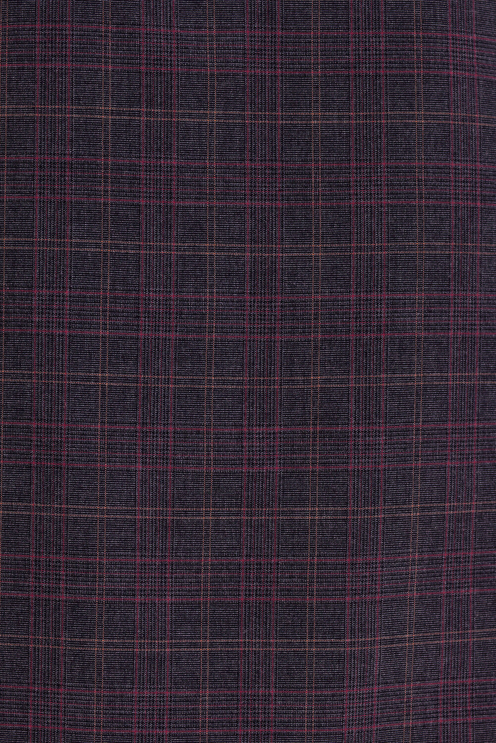 VISERDI Платье 81800 10033-клт 4191070 Темно-серый/бордовая клетка