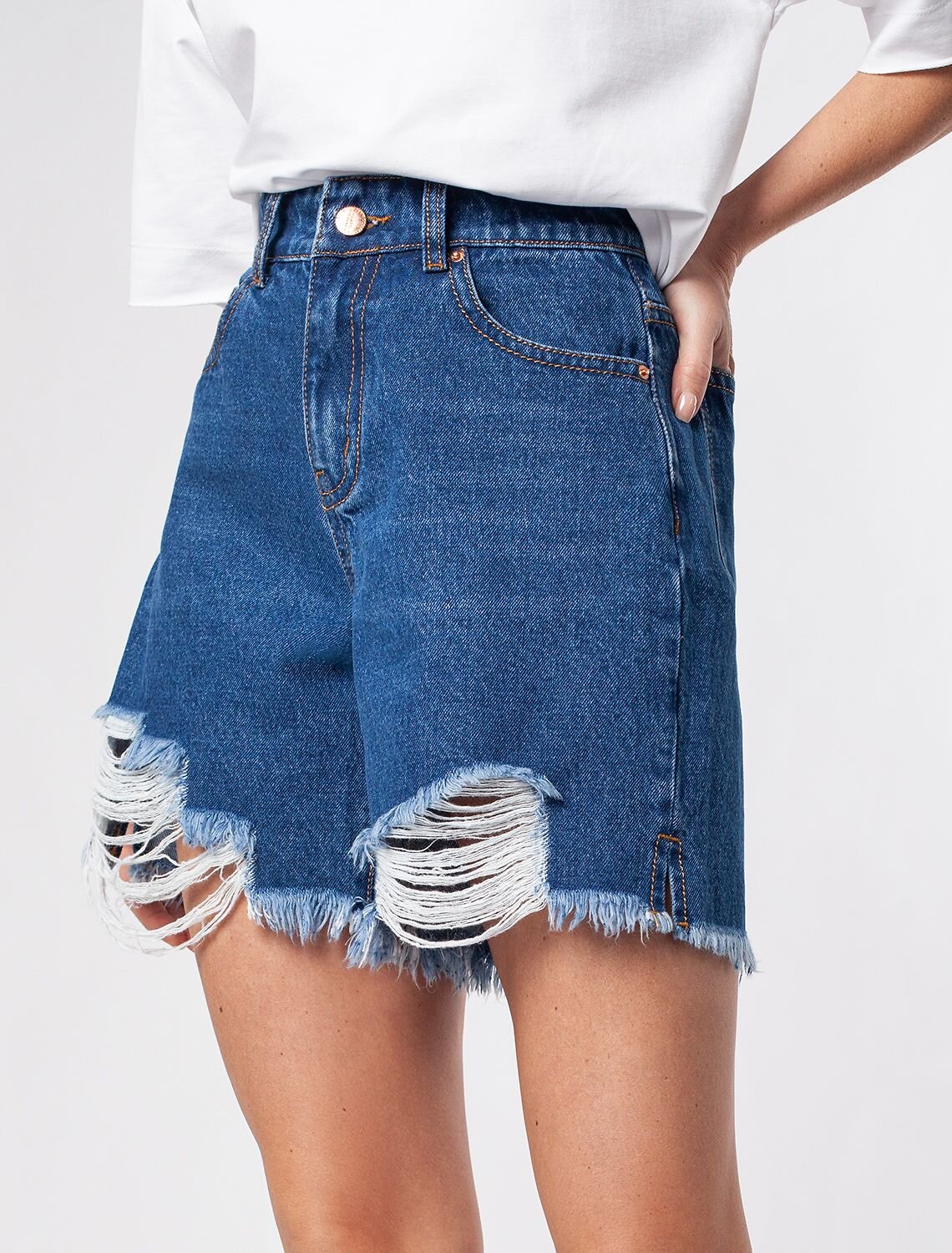 VILATTE Шорты 507047 D58.020 синий