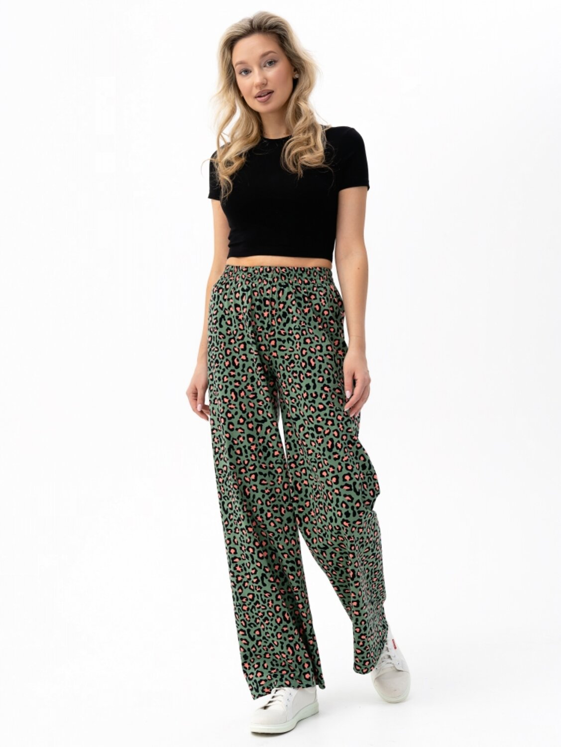 Binita Брюки 513092 1135/1-12 Зелено-розовый