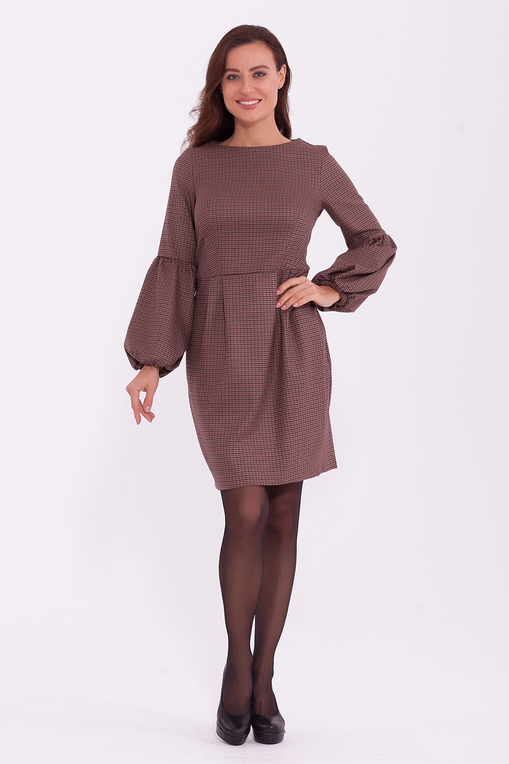 VISERDI Платье 84032 10068-клк 4191040 Коричневый