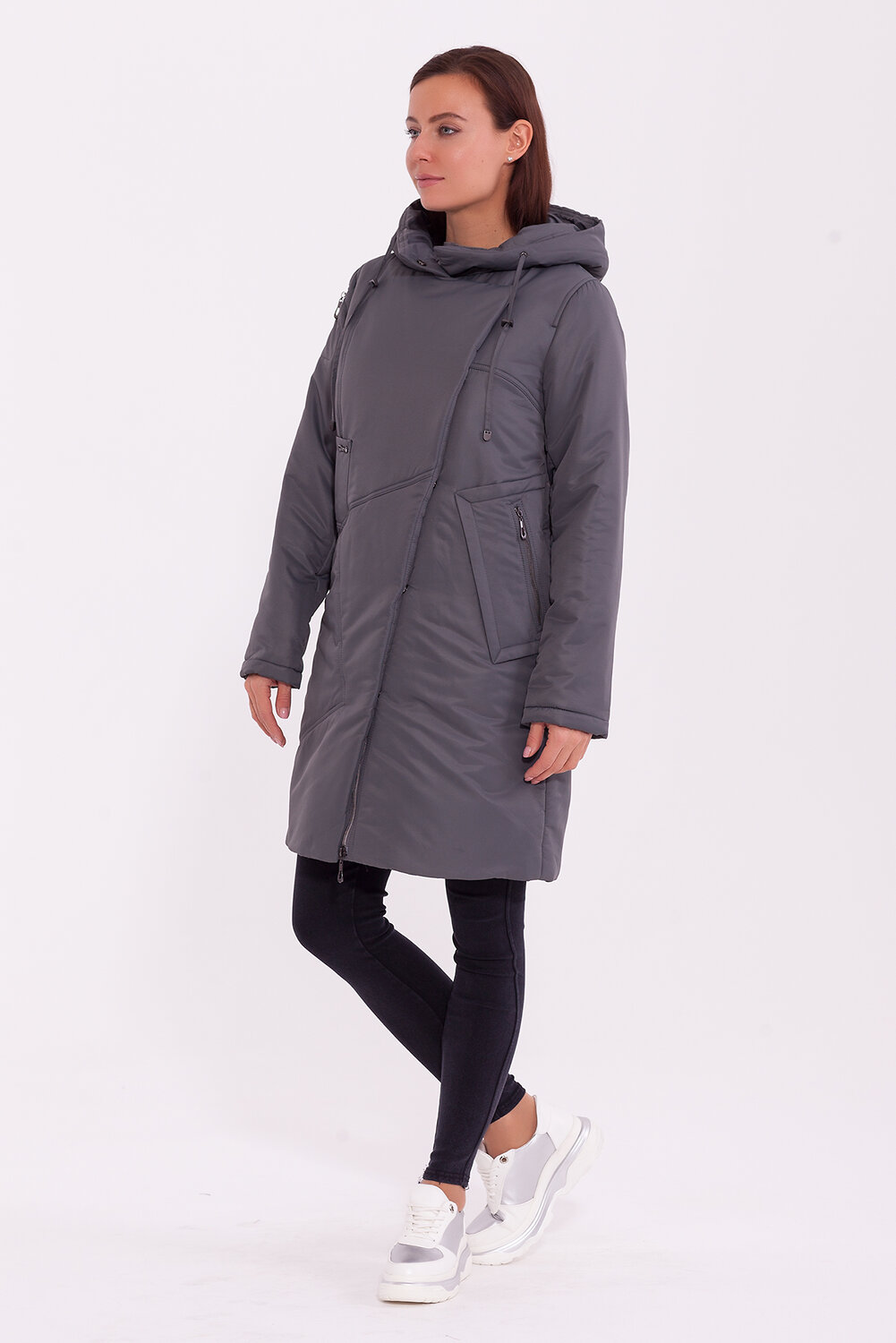 DIMMA Пальто 84228 2010 Серо-зеленый