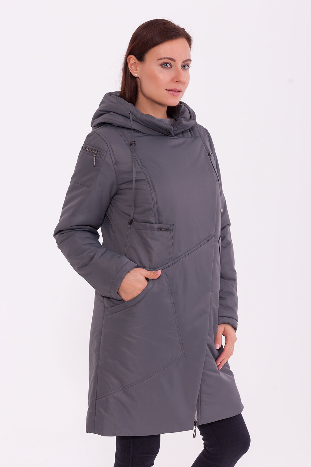 DIMMA Пальто 84228 2010 Серо-зеленый