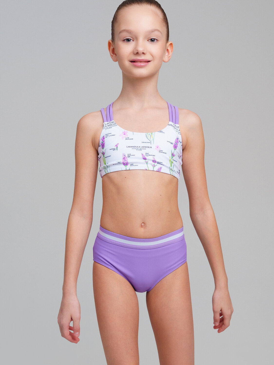 PLAYTODAY Купальный костюм 536539 12521098 белый,сиреневый