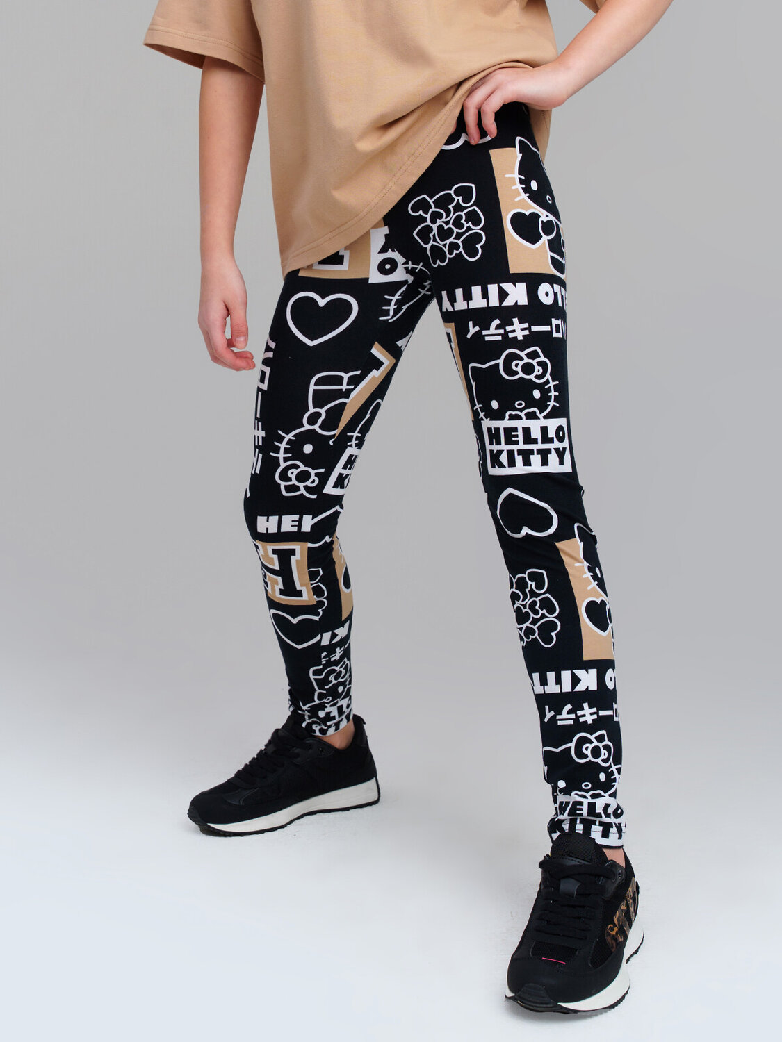 PLAYTODAY Брюки 536578 12541052 черный,бежевый,белый