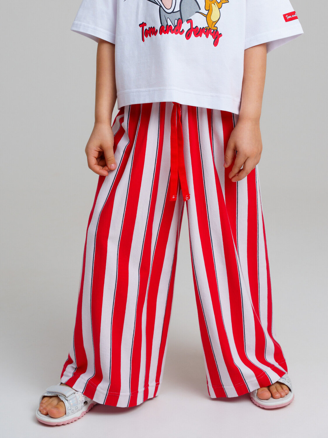 PLAYTODAY Брюки 536854 12522169 белый,красный
