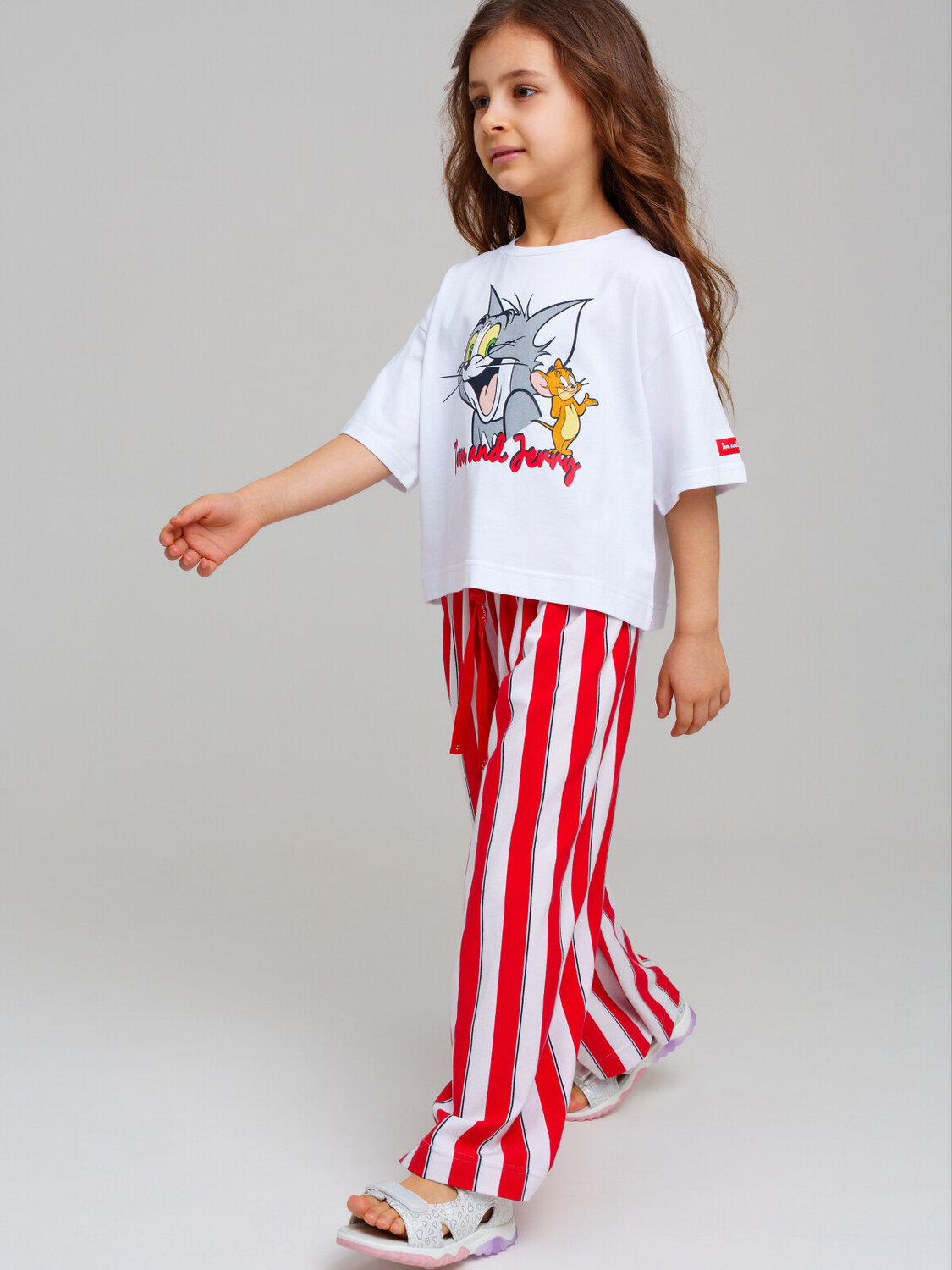 PLAYTODAY Брюки 536854 12522169 белый,красный